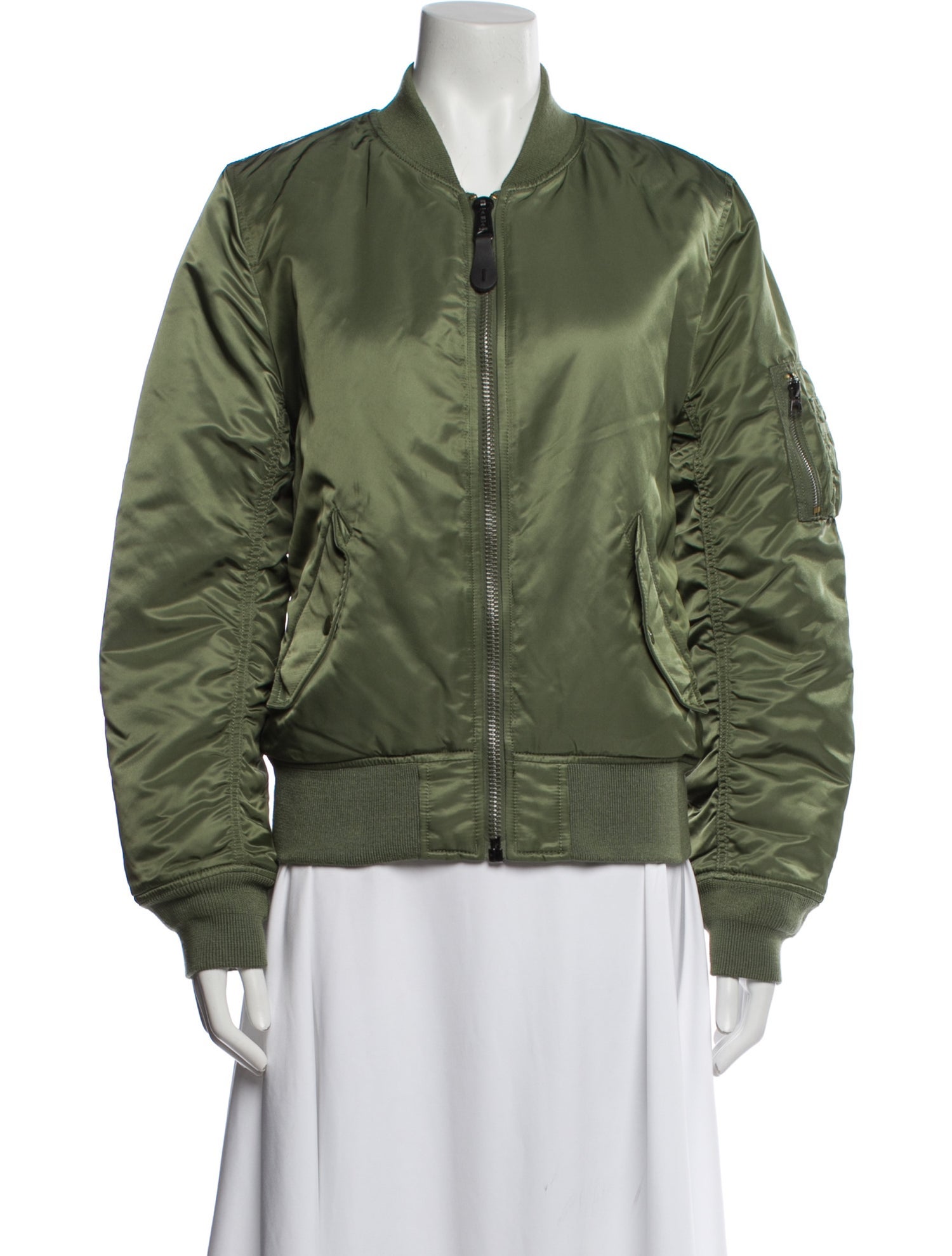 Alpha Industries Nylon Bomber Jacket