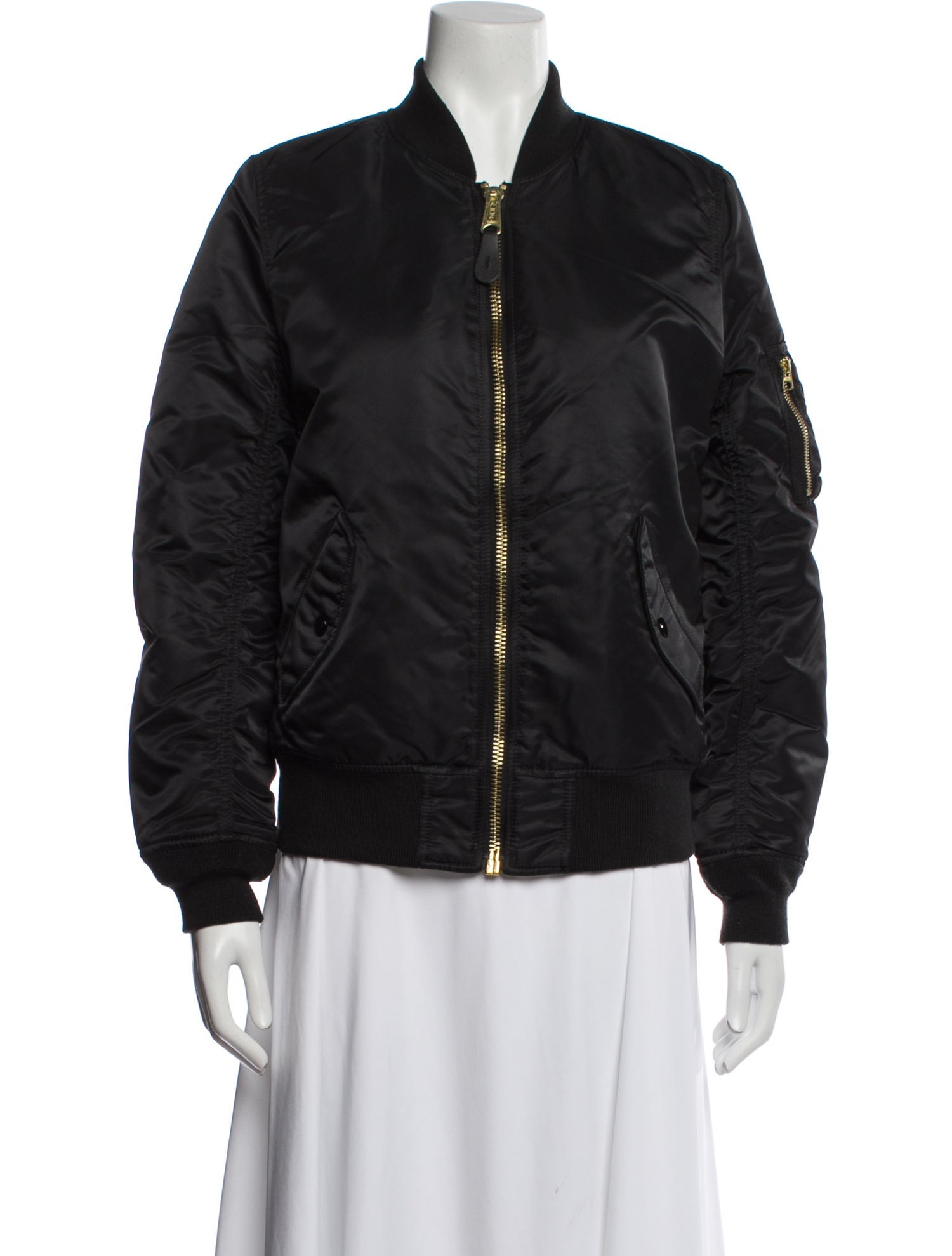 Alpha Industries Nylon Bomber Jacket