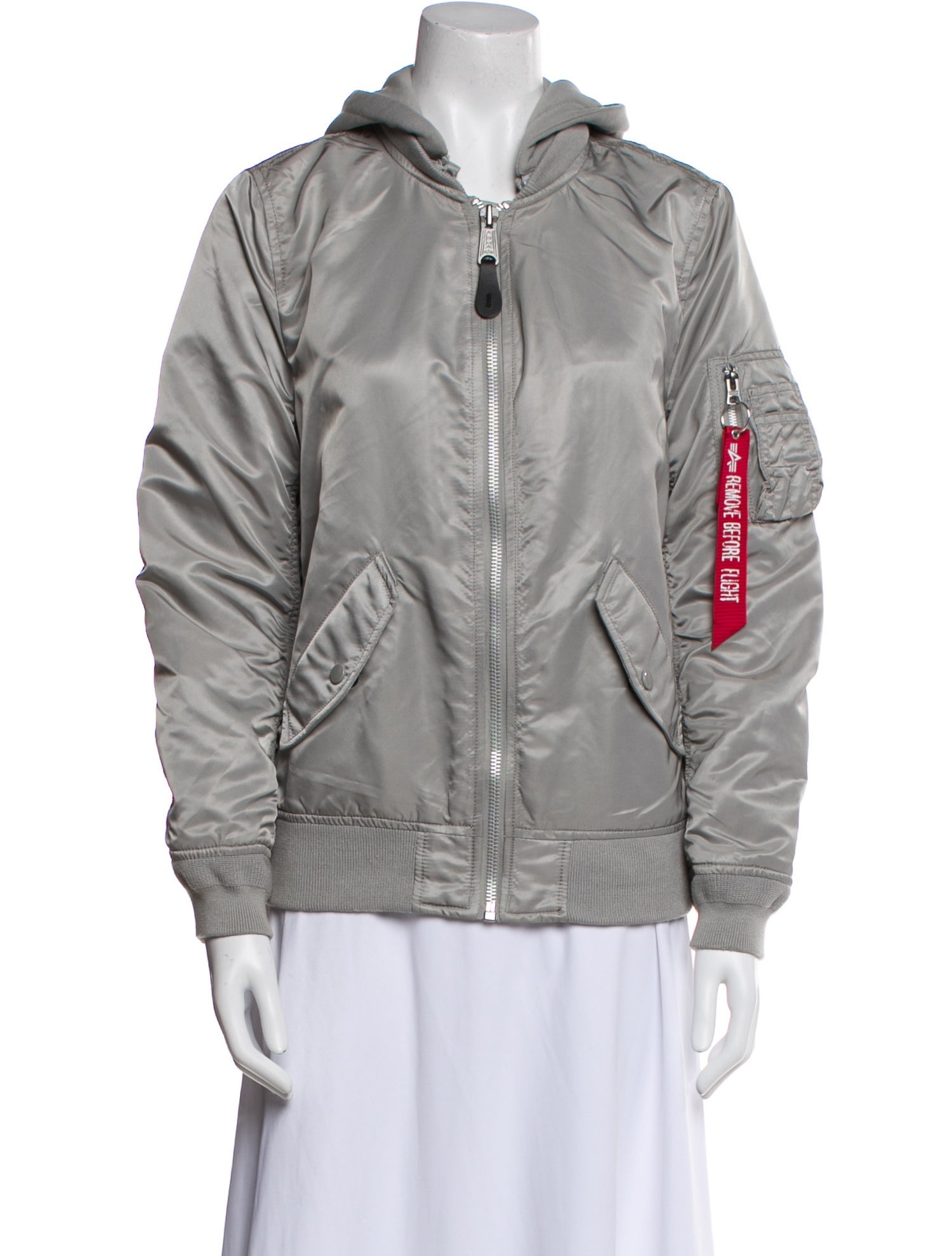 Alpha Industries Nylon Bomber Jacket