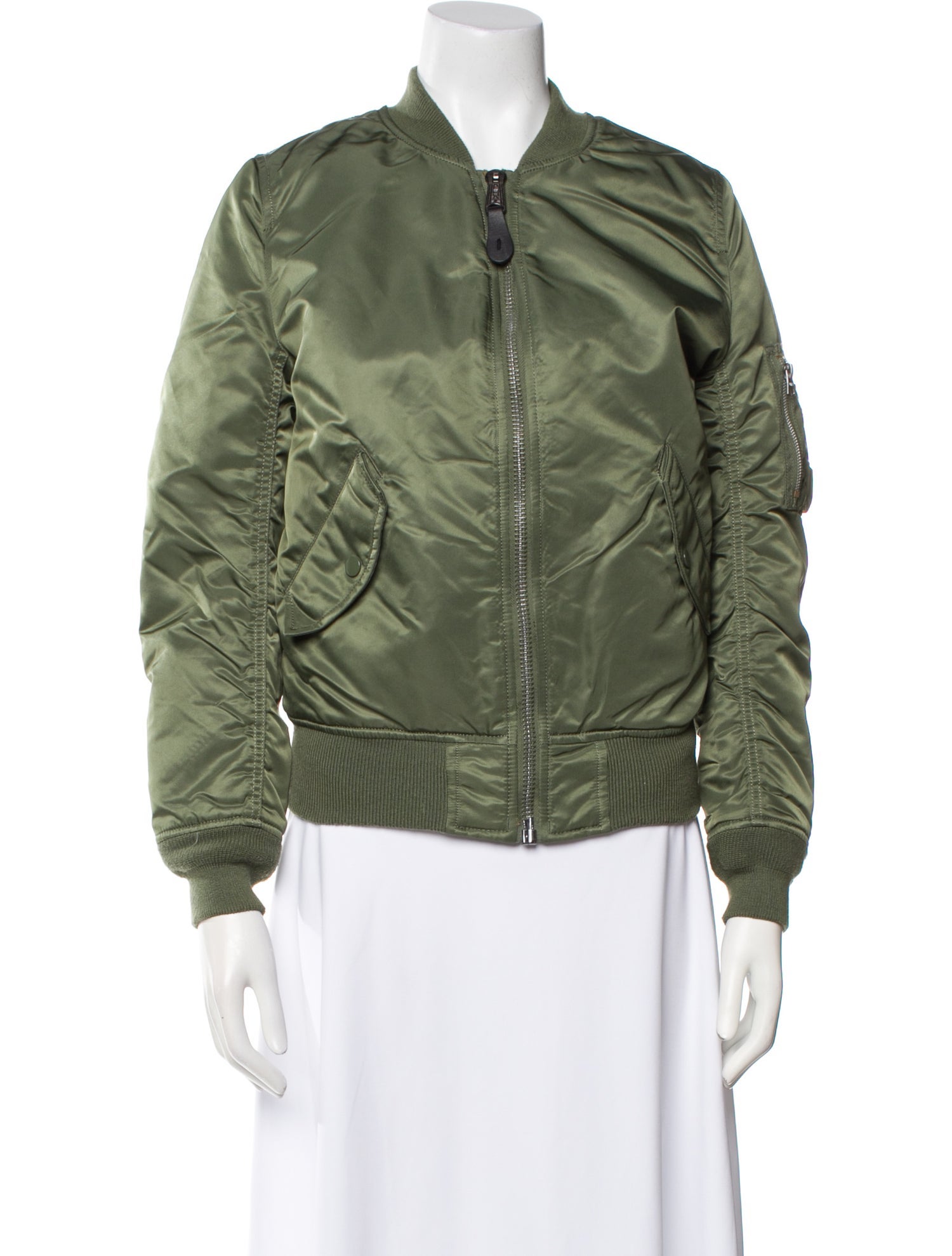 Alpha Industries Nylon Bomber Jacket