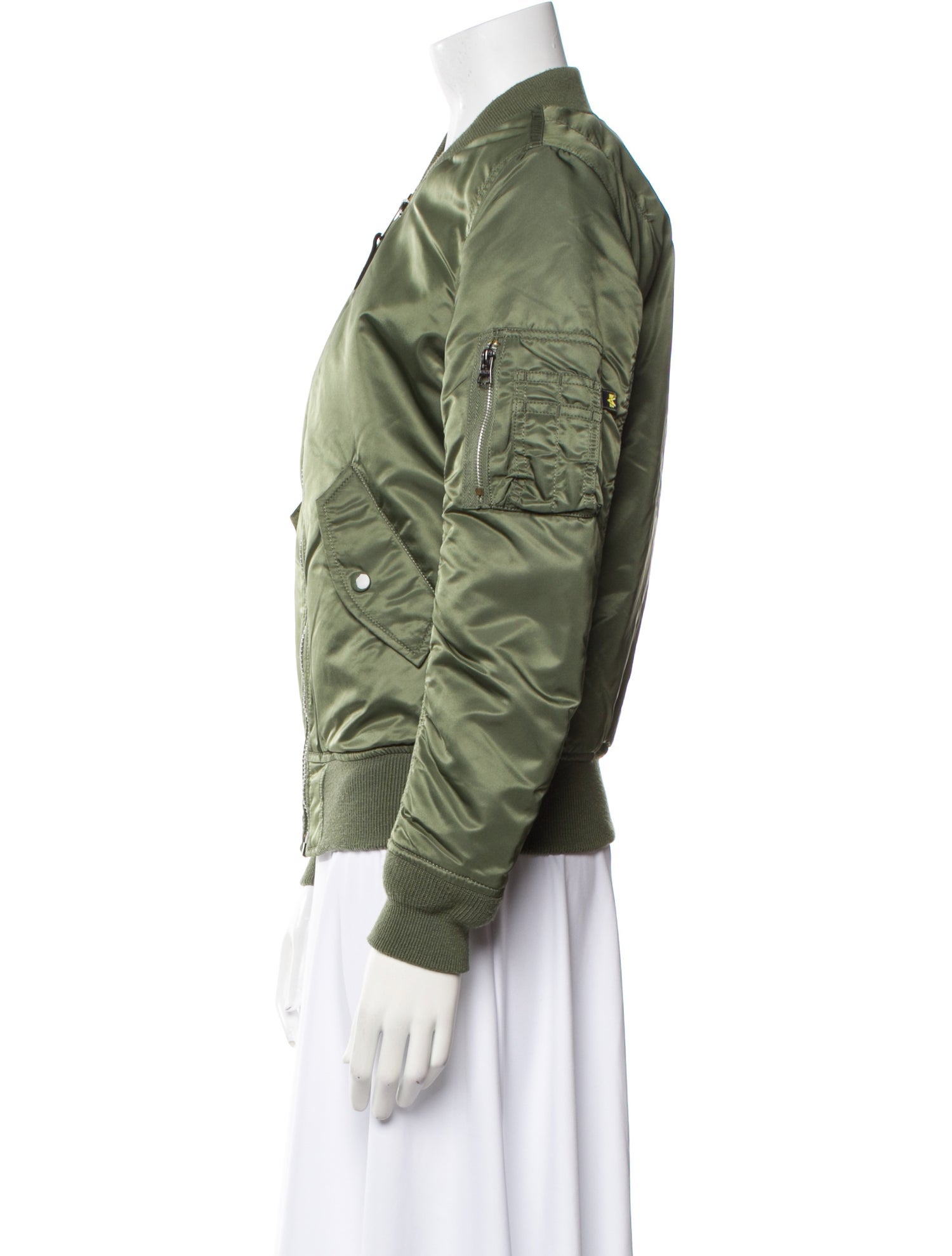 Alpha Industries Nylon Bomber Jacket
