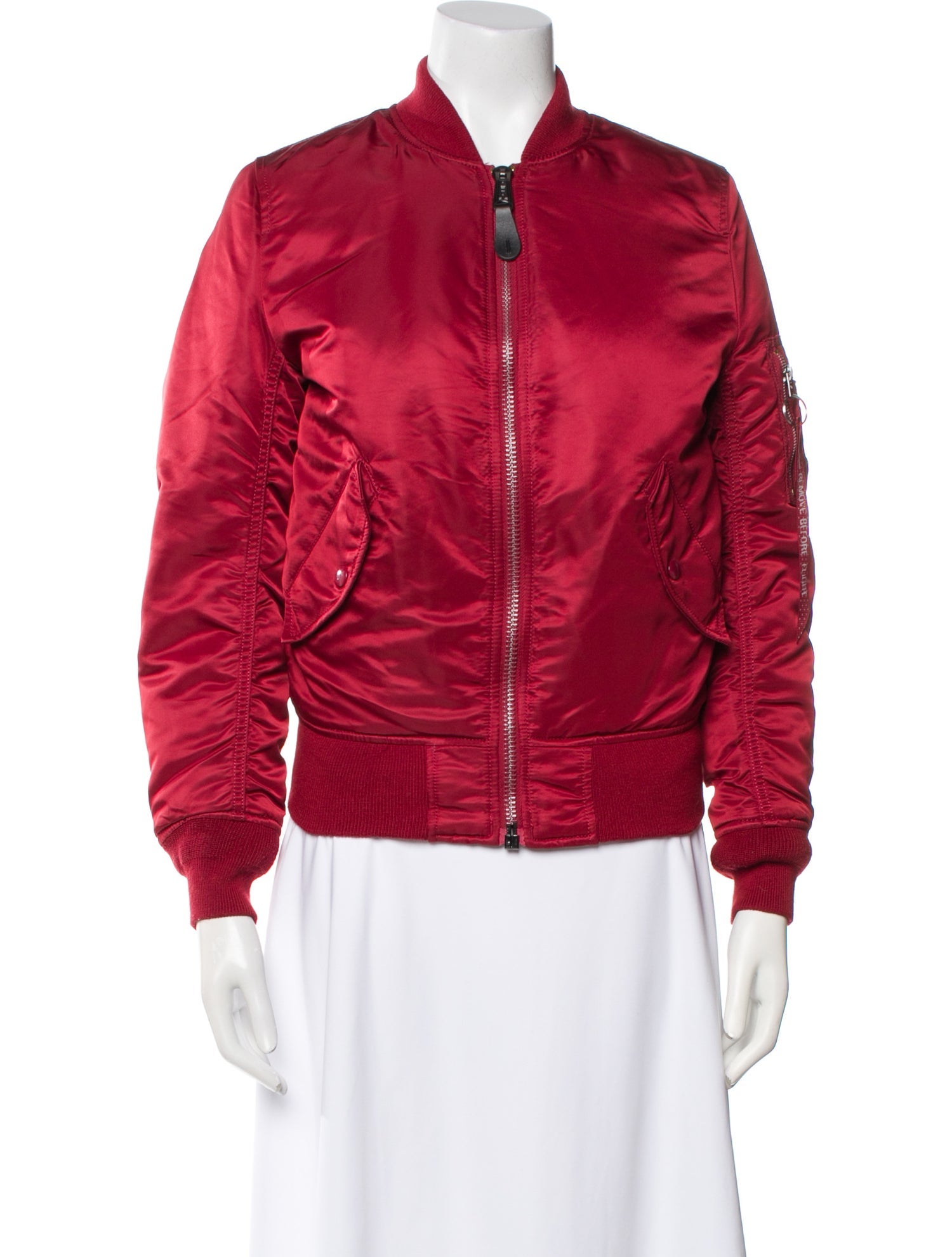 Alpha Industries Nylon Bomber Jacket