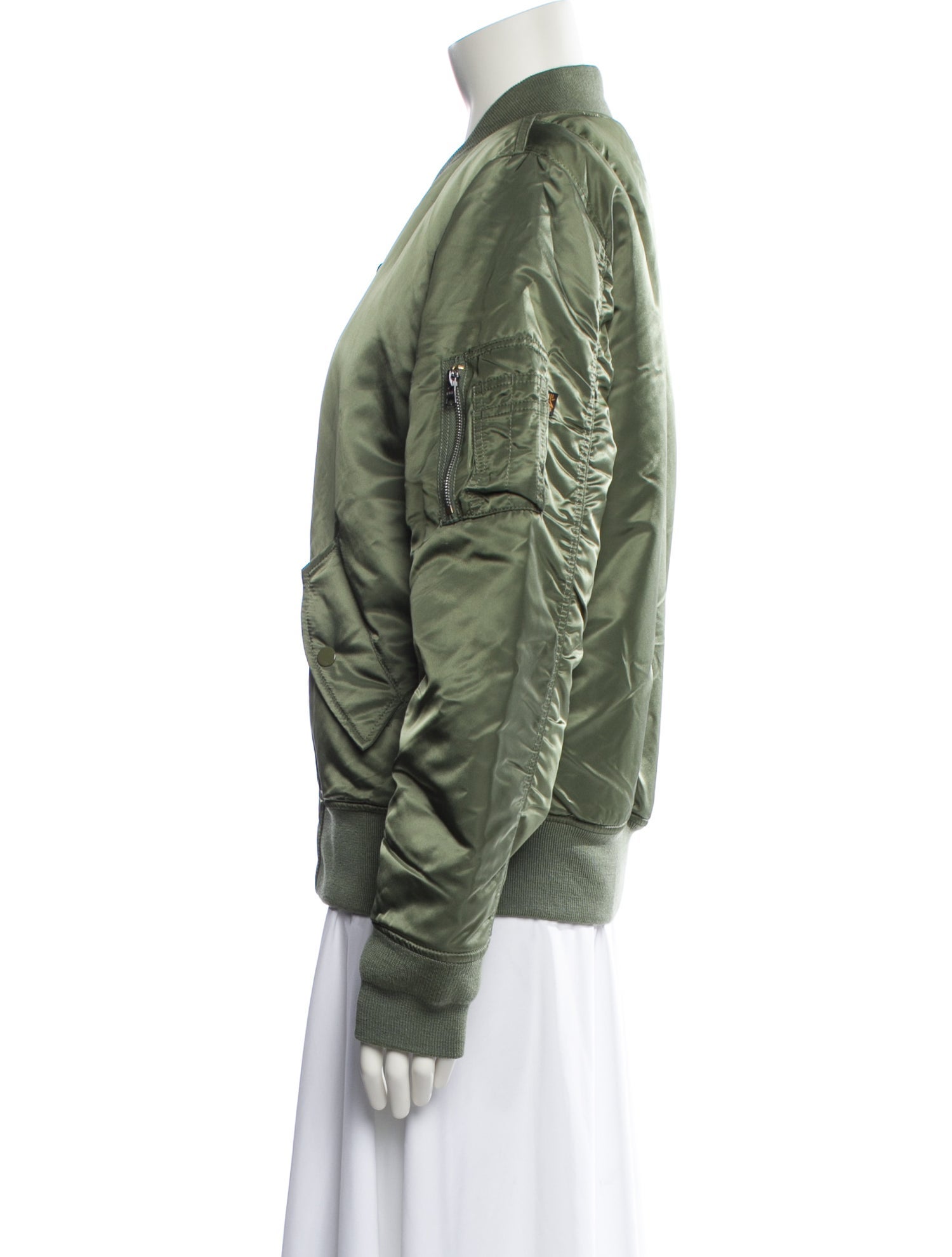 Alpha Industries Nylon Bomber Jacket