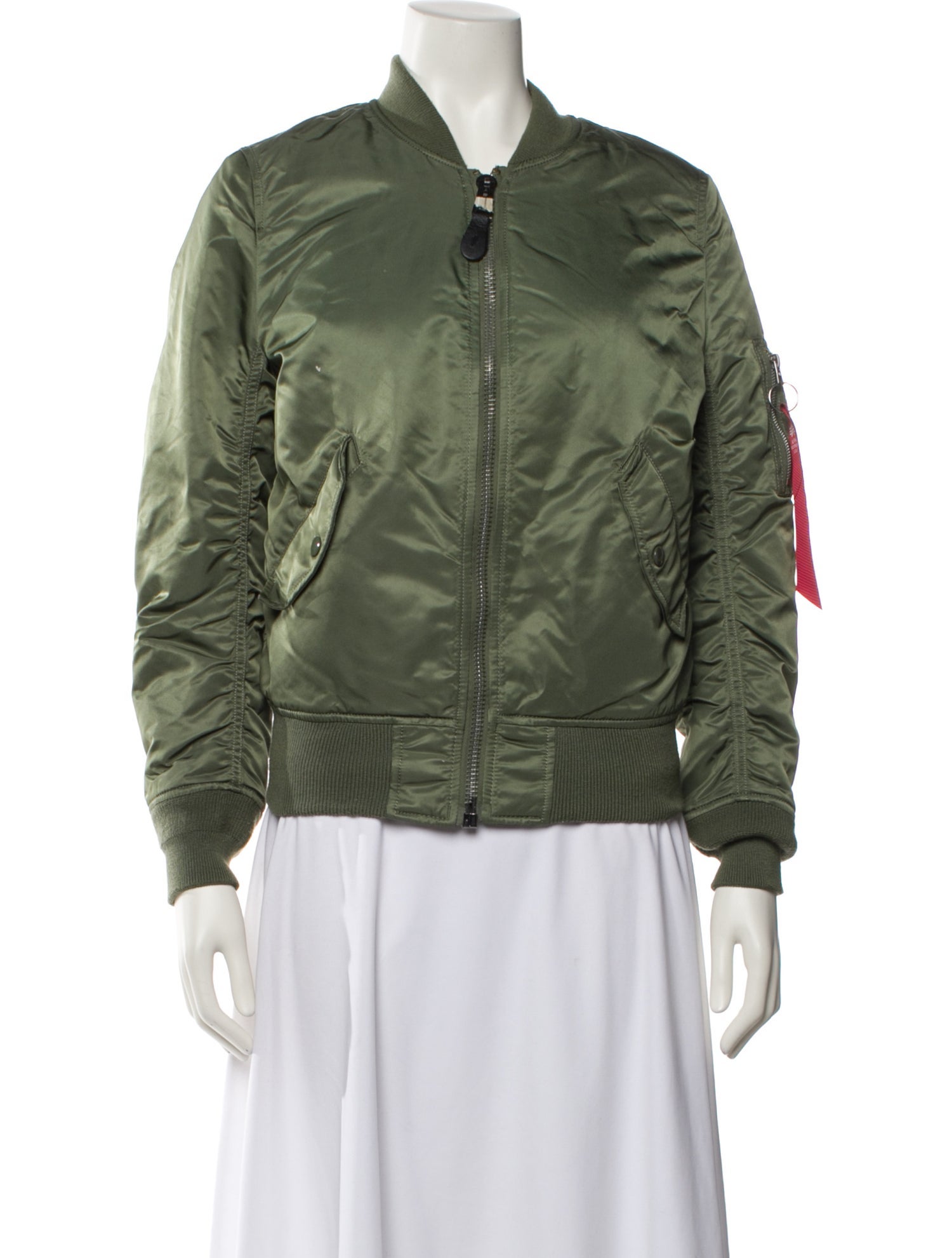 Alpha Industries Nylon Bomber Jacket