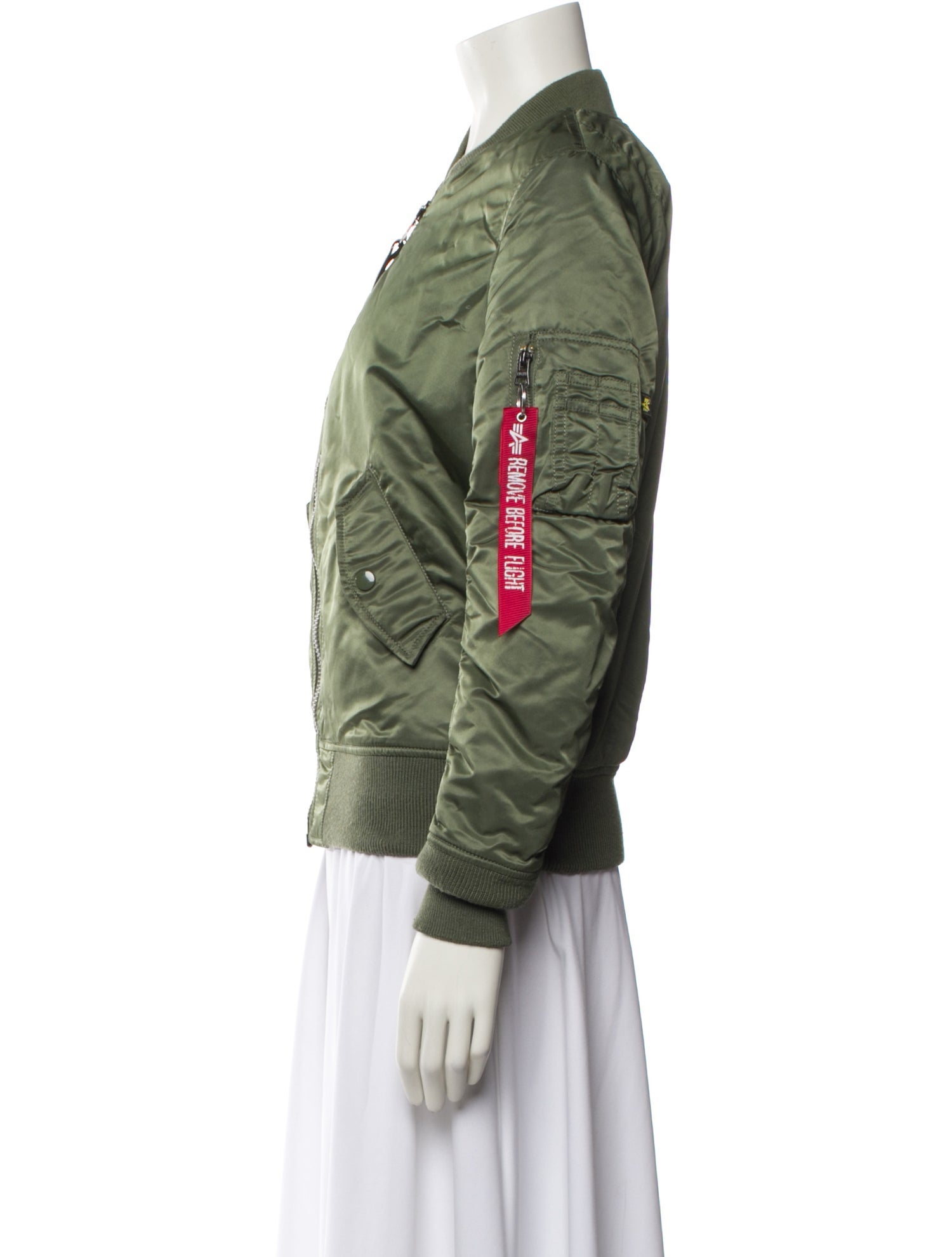 Alpha Industries Nylon Bomber Jacket