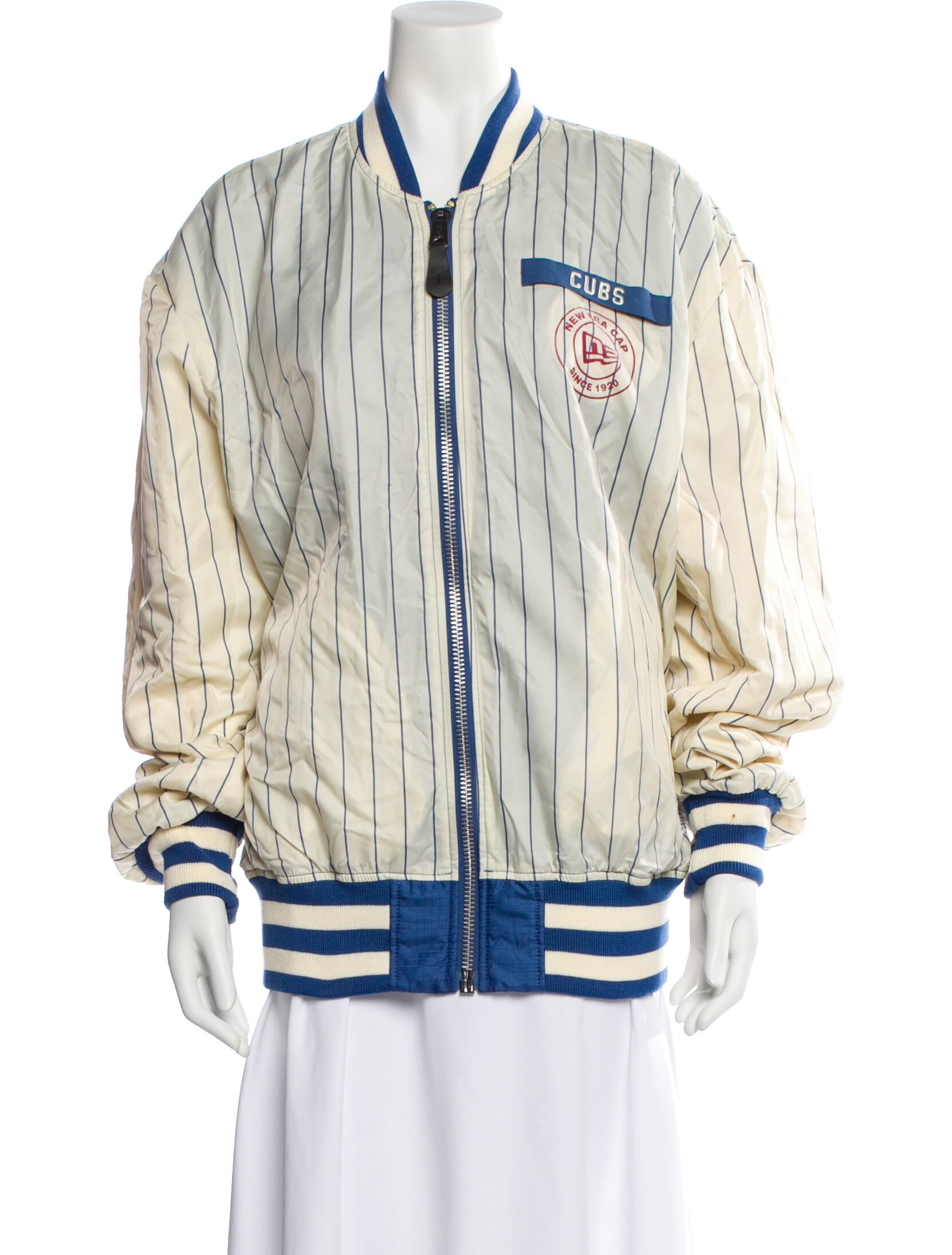 Alpha Industries Striped Bomber Jacket