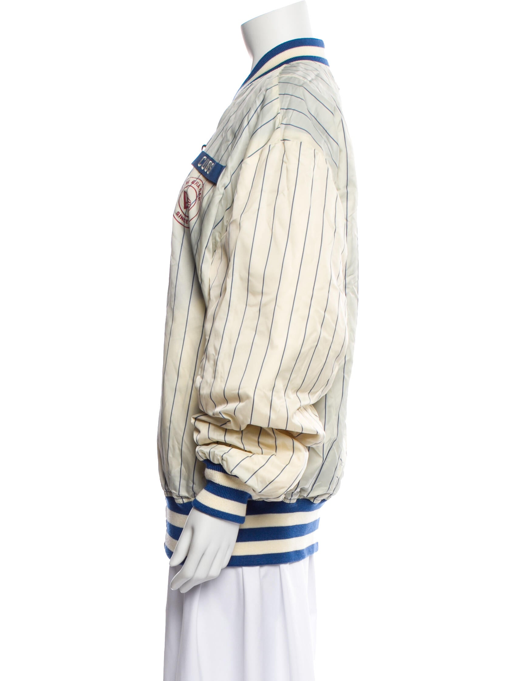 Alpha Industries Striped Bomber Jacket