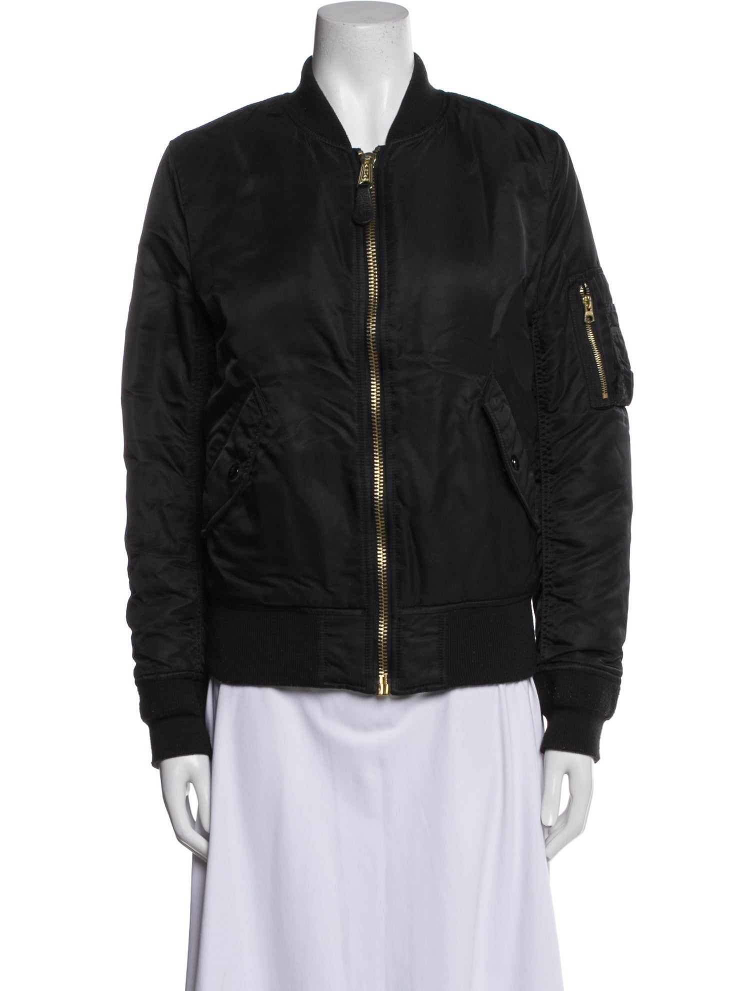 Alpha Industries Nylon Bomber Jacket