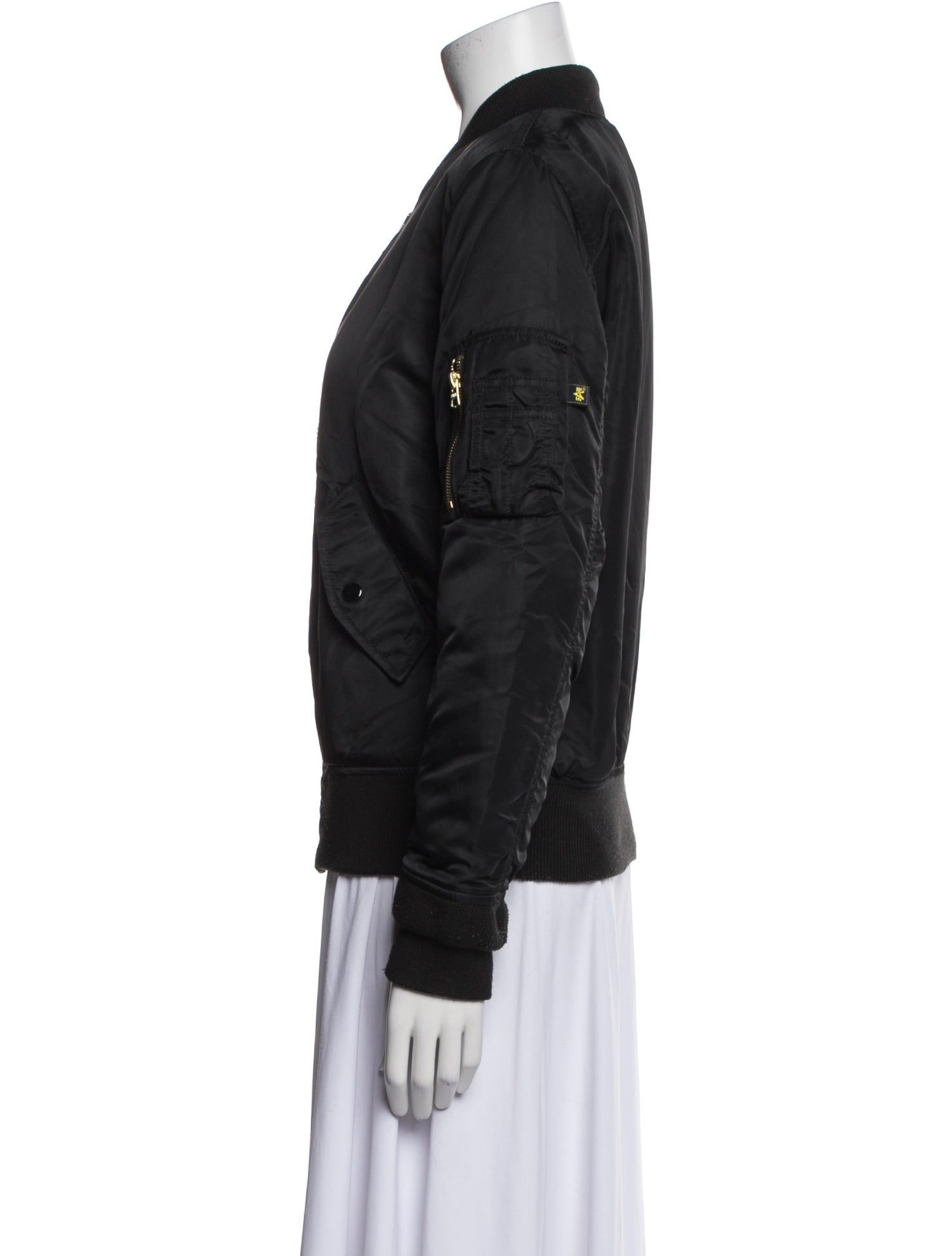 Alpha Industries Nylon Bomber Jacket