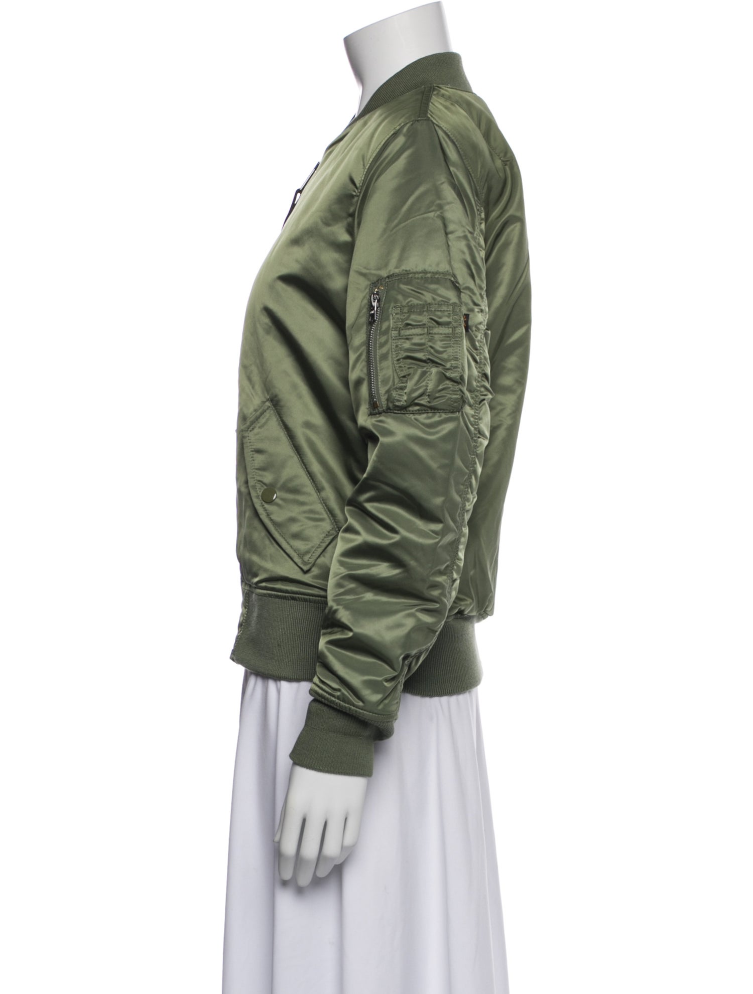 Alpha Industries Nylon Bomber Jacket