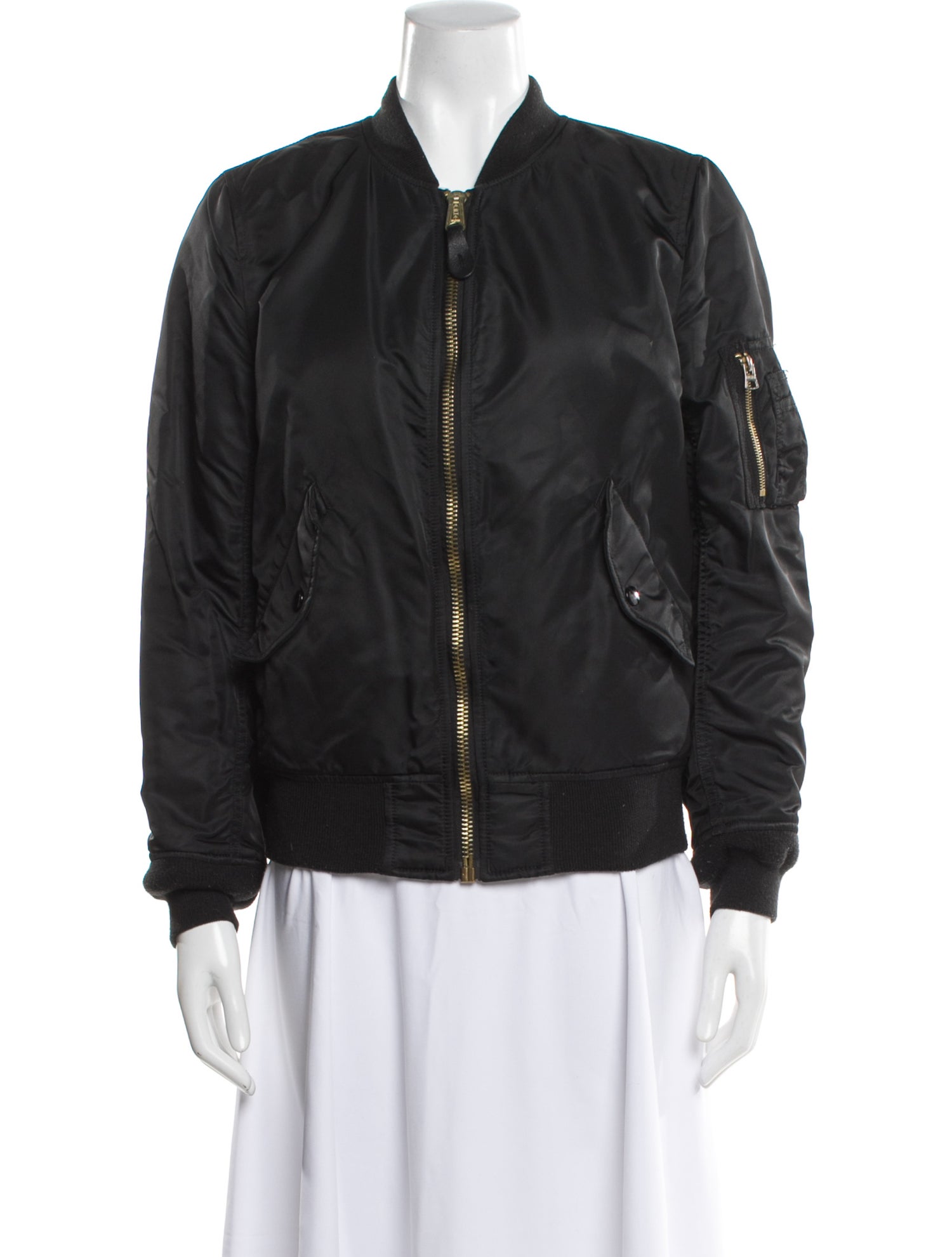 Alpha Industries Nylon Bomber Jacket