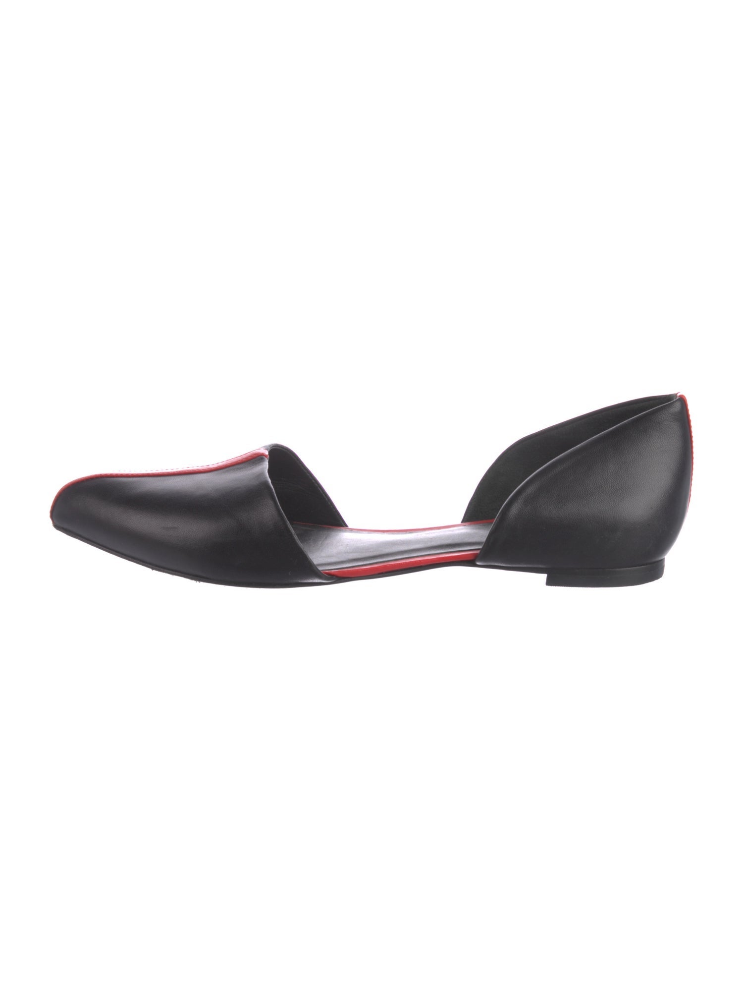 Alepel Leather D'Orsay Flats