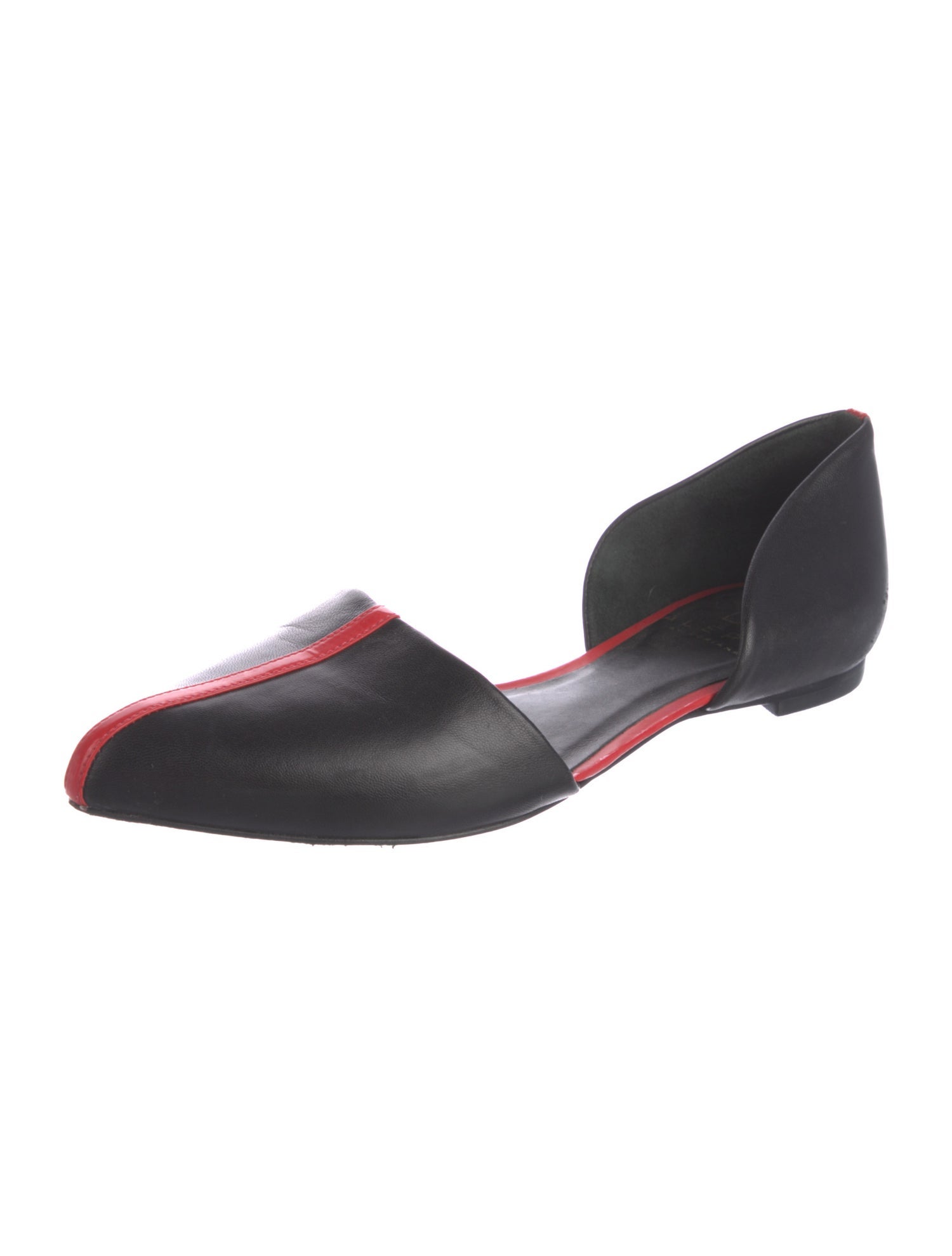 Alepel Leather D'Orsay Flats