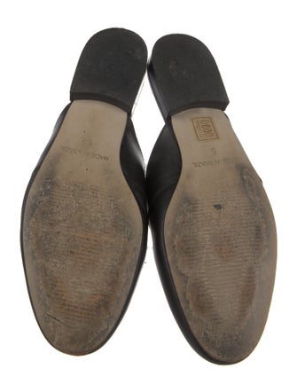 Alepel Leather Graphic Print Mules