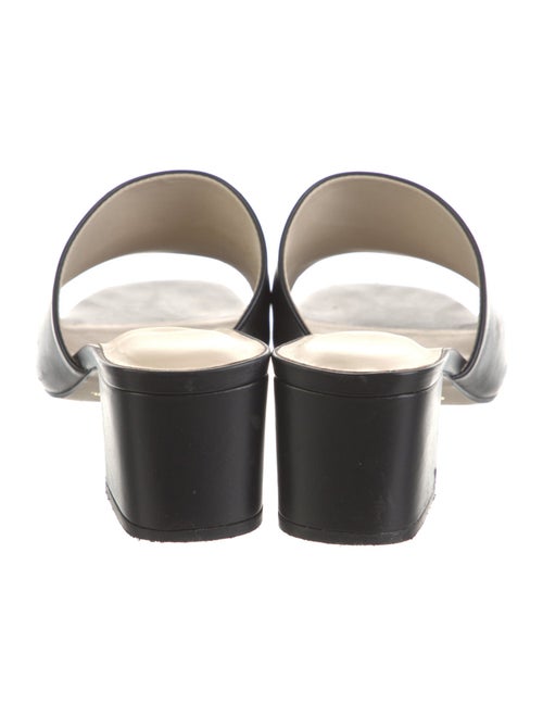 Alepel Leather Polka Dot Print Slides