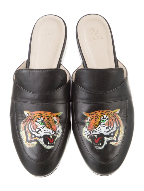 Alepel Leather Mules