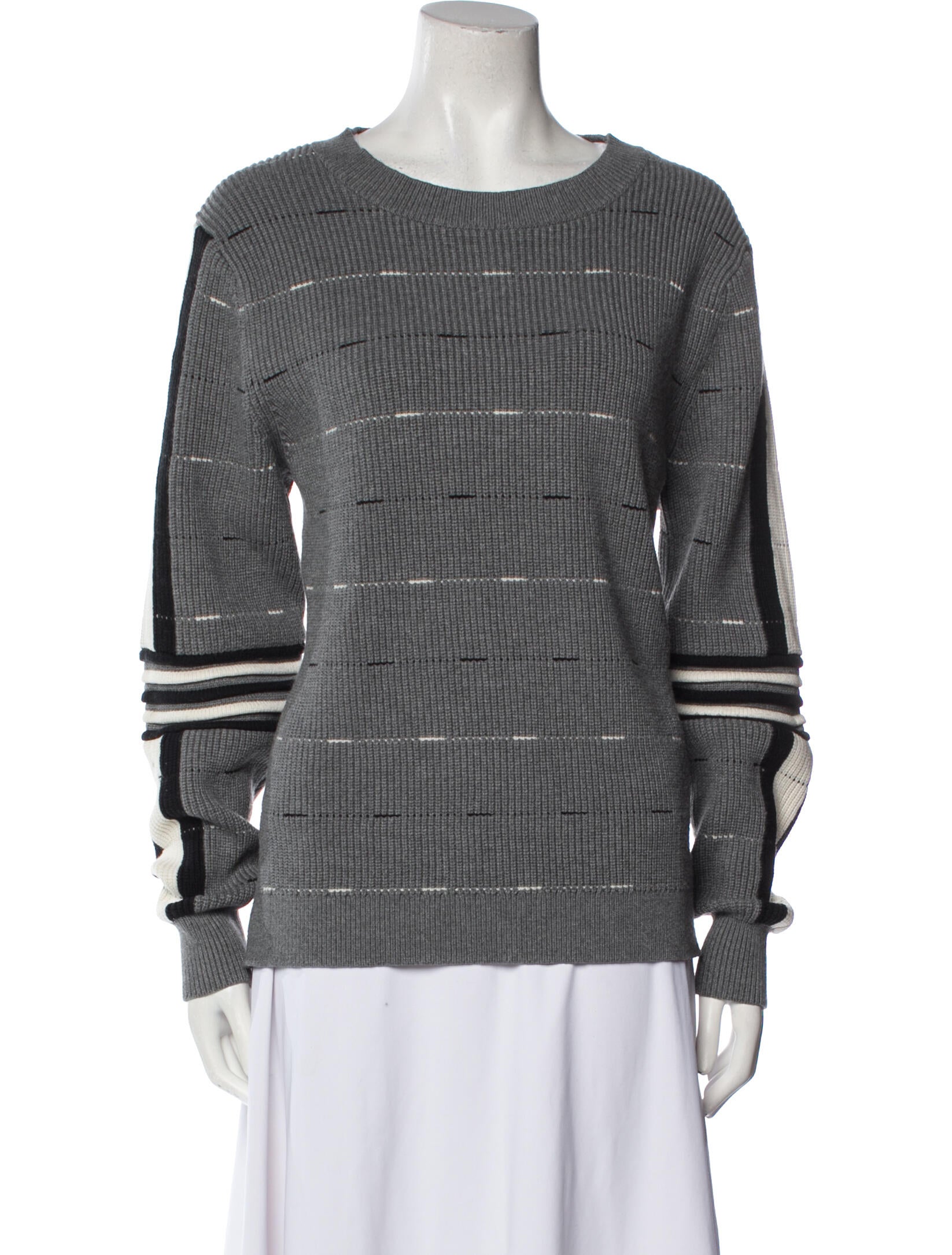 Alp N Rock Striped Crew Neck Sweater