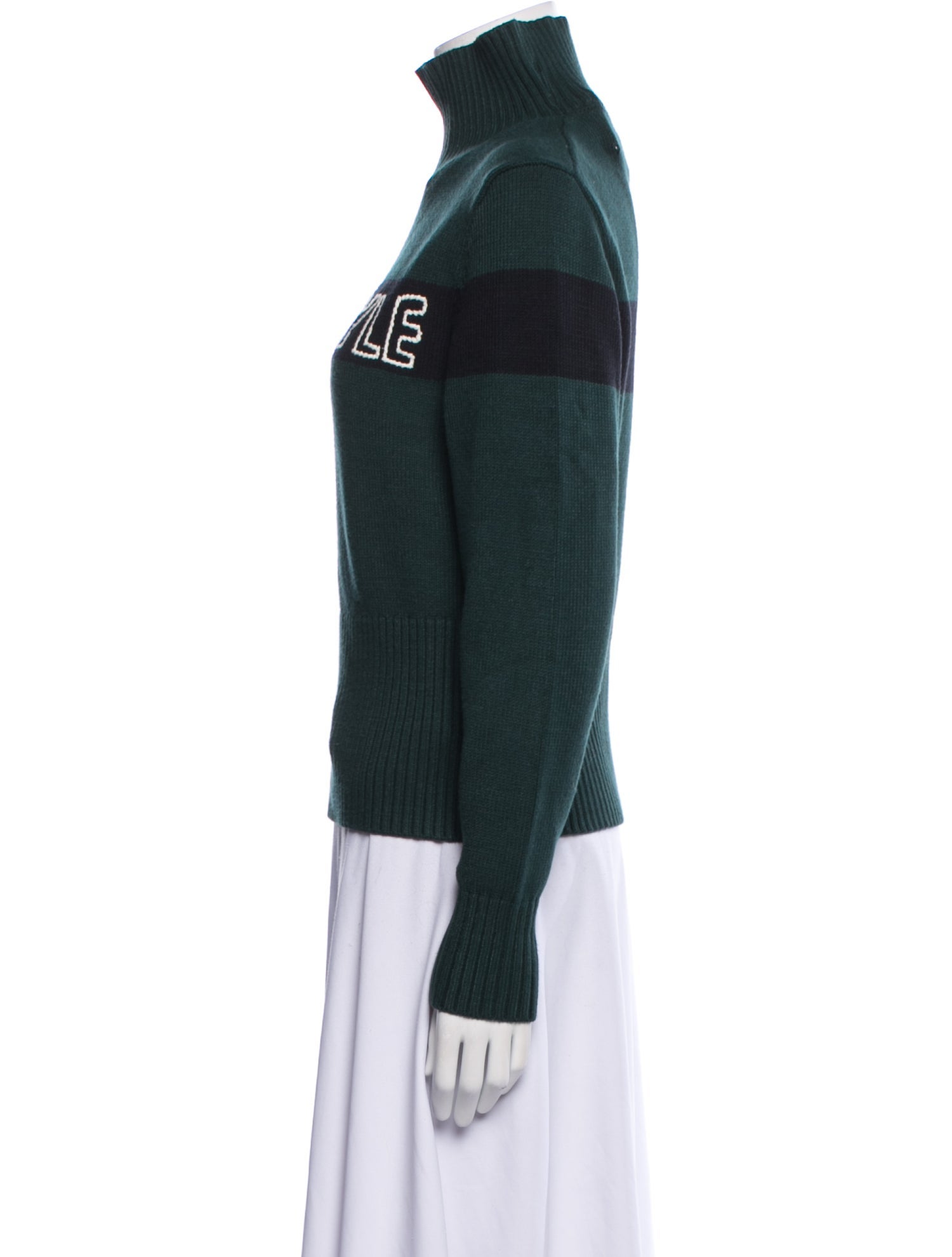 Alp N Rock Graphic Print Turtleneck Sweater