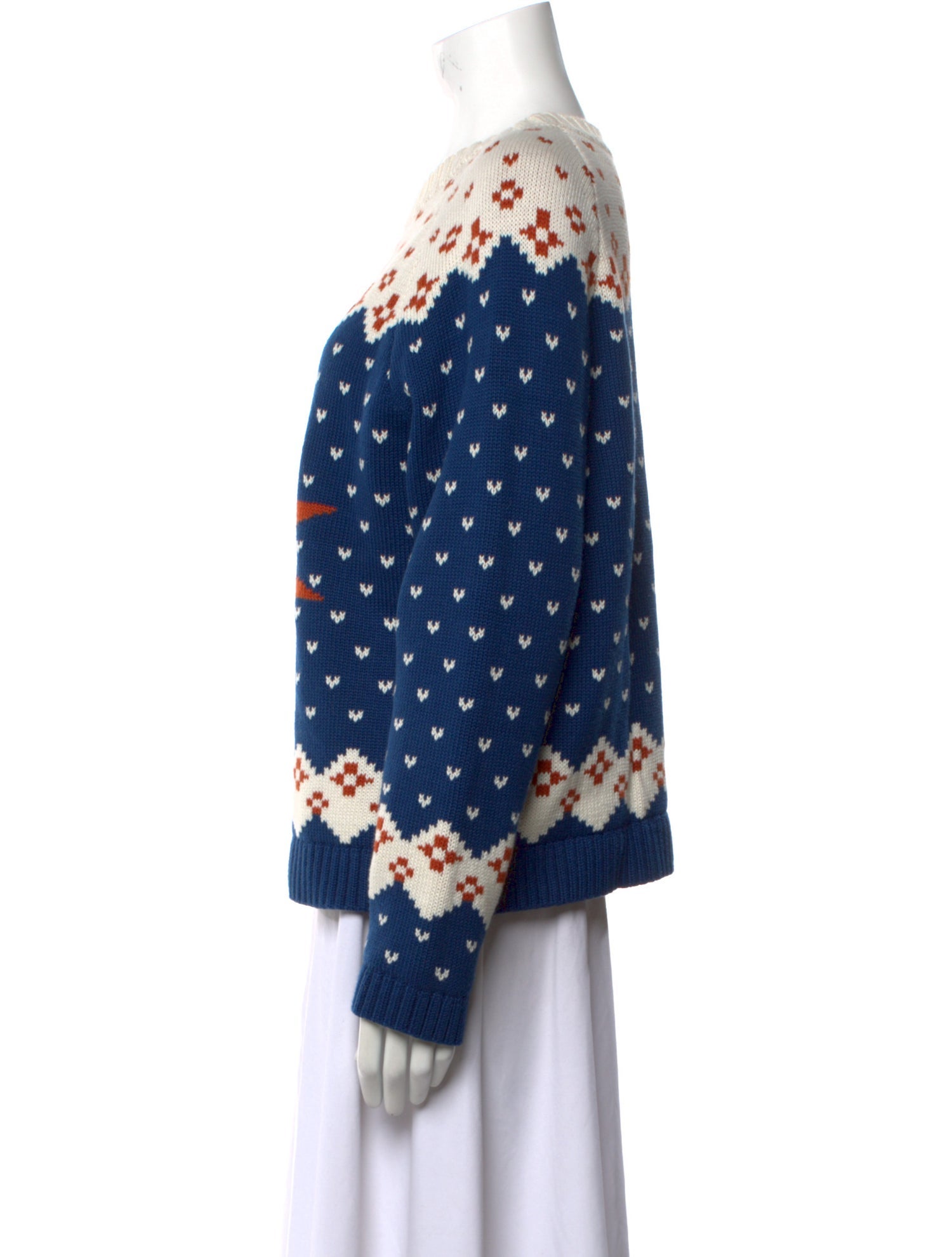 Alp N Rock Printed Scoop Neck Sweater