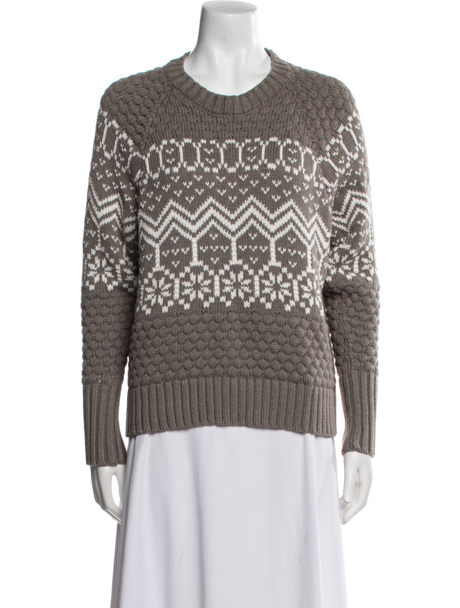 Alp N Rock Printed Scoop Neck Sweater