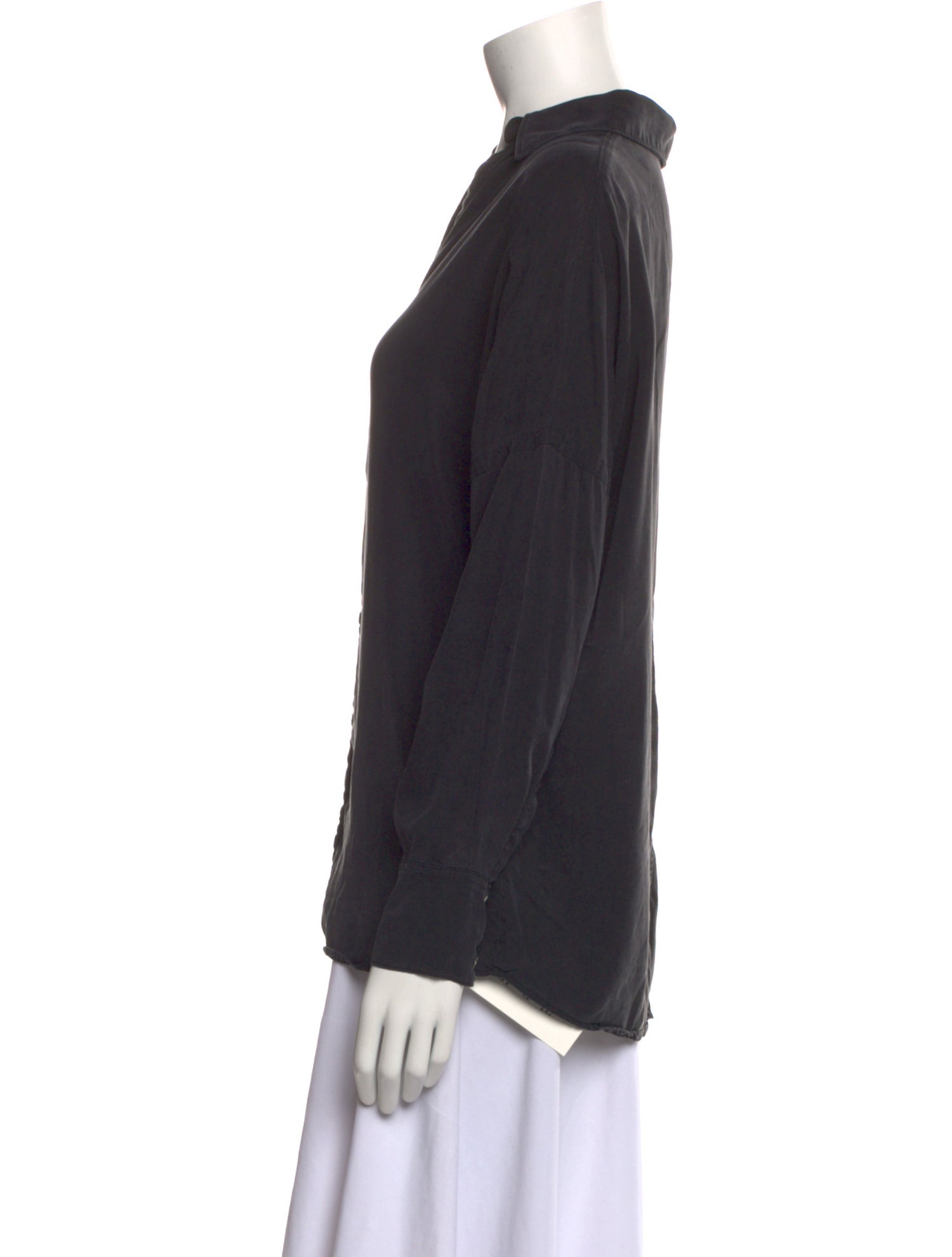 Alp N Rock V-Neck Long Sleeve Button-Up Top