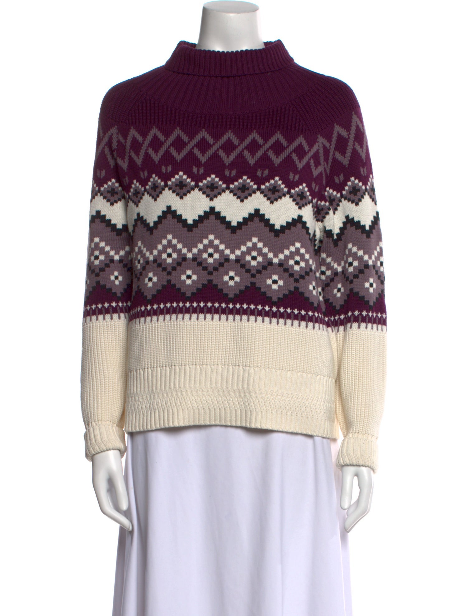 Alp N Rock Printed Turtleneck Sweater