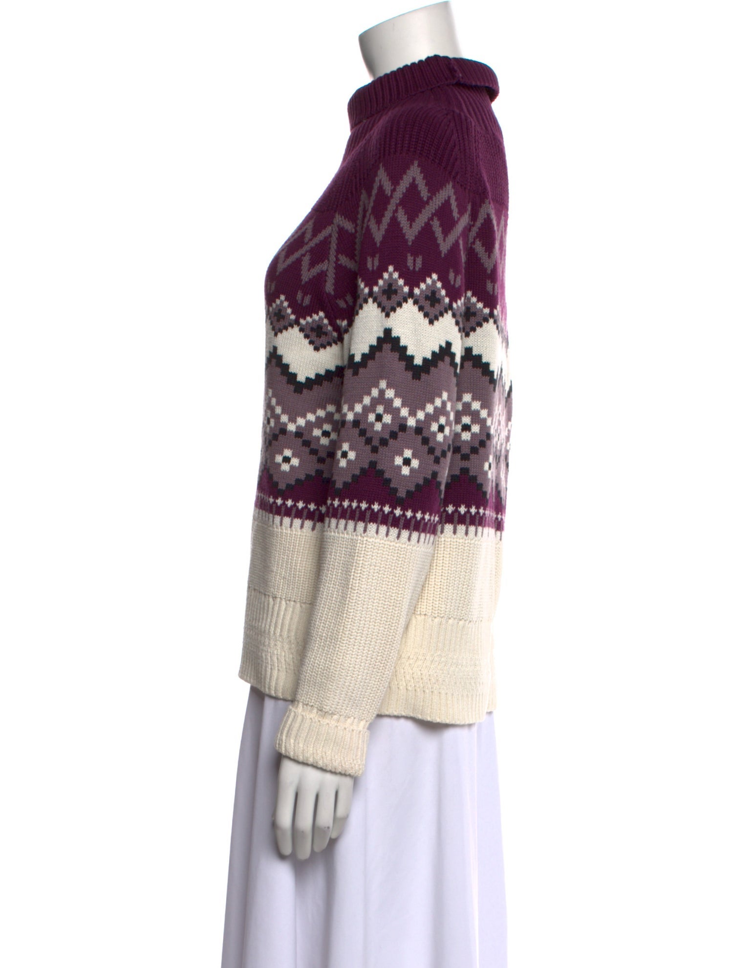 Alp N Rock Printed Turtleneck Sweater