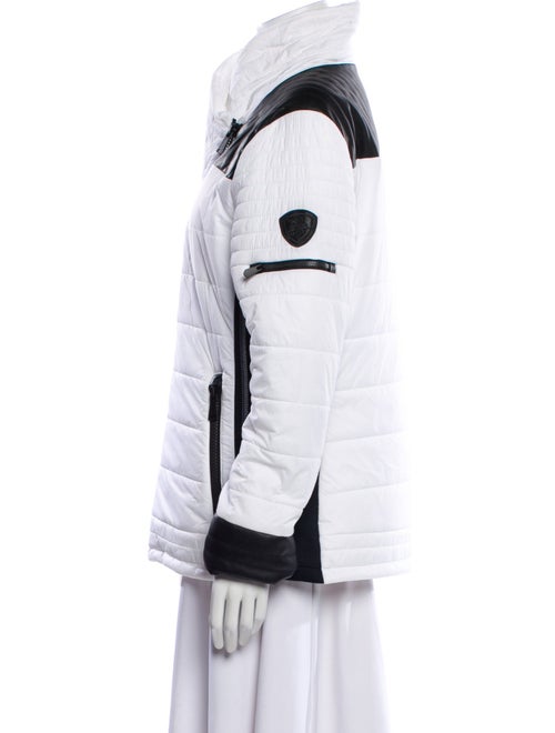 Alp N Rock Nylon Colorblock Pattern Biker Jacket