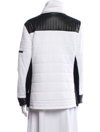 Alp N Rock Nylon Colorblock Pattern Biker Jacket