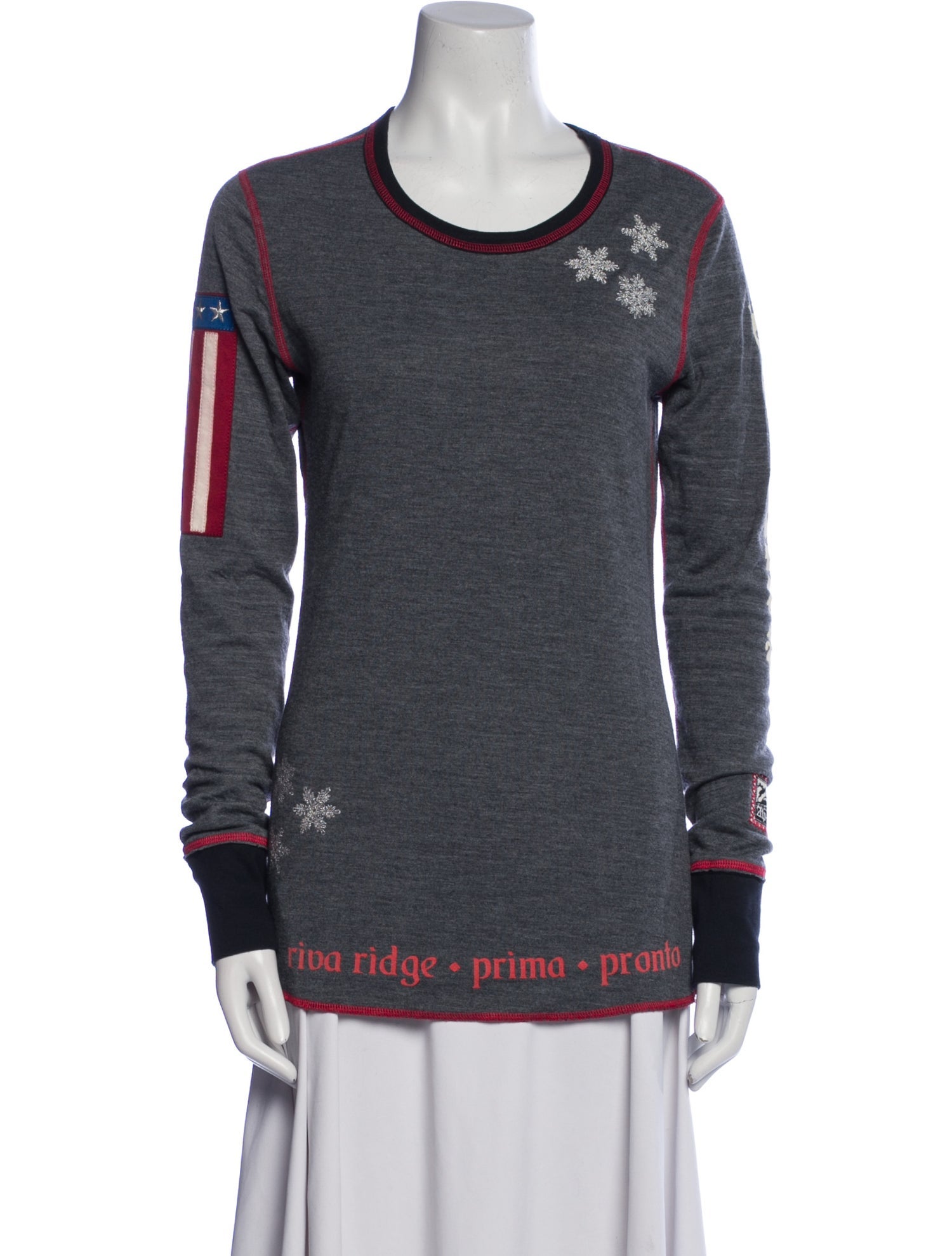 Alp N Rock Graphic Print Crew Neck Sweatshirt