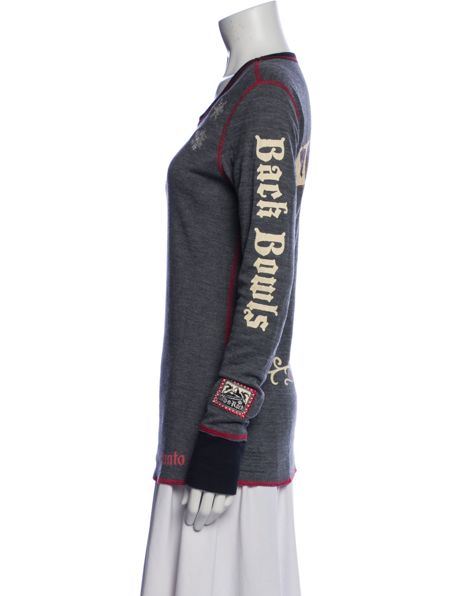 Alp N Rock Graphic Print Crew Neck Sweatshirt