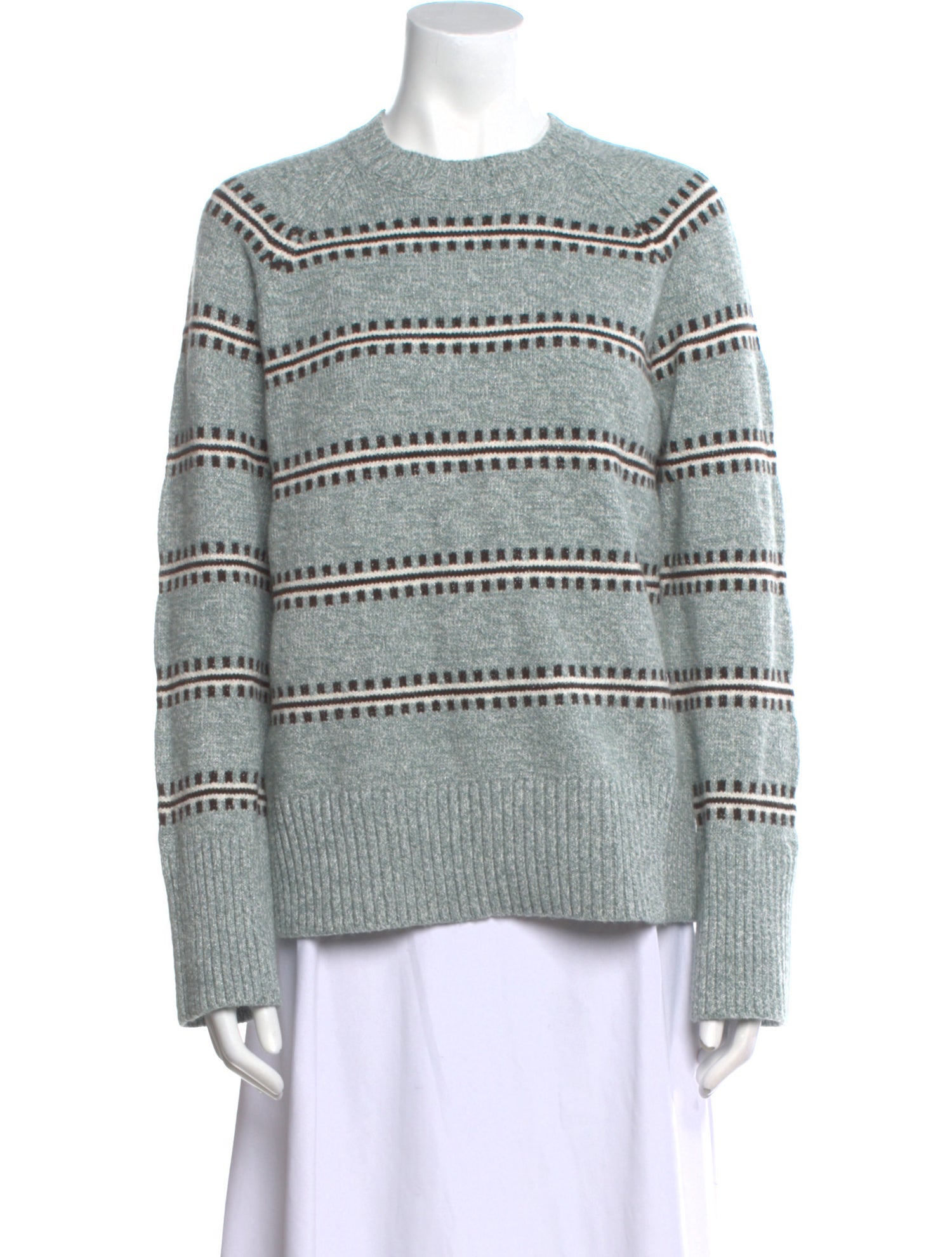 Alp N Rock Striped Mock Neck Sweater