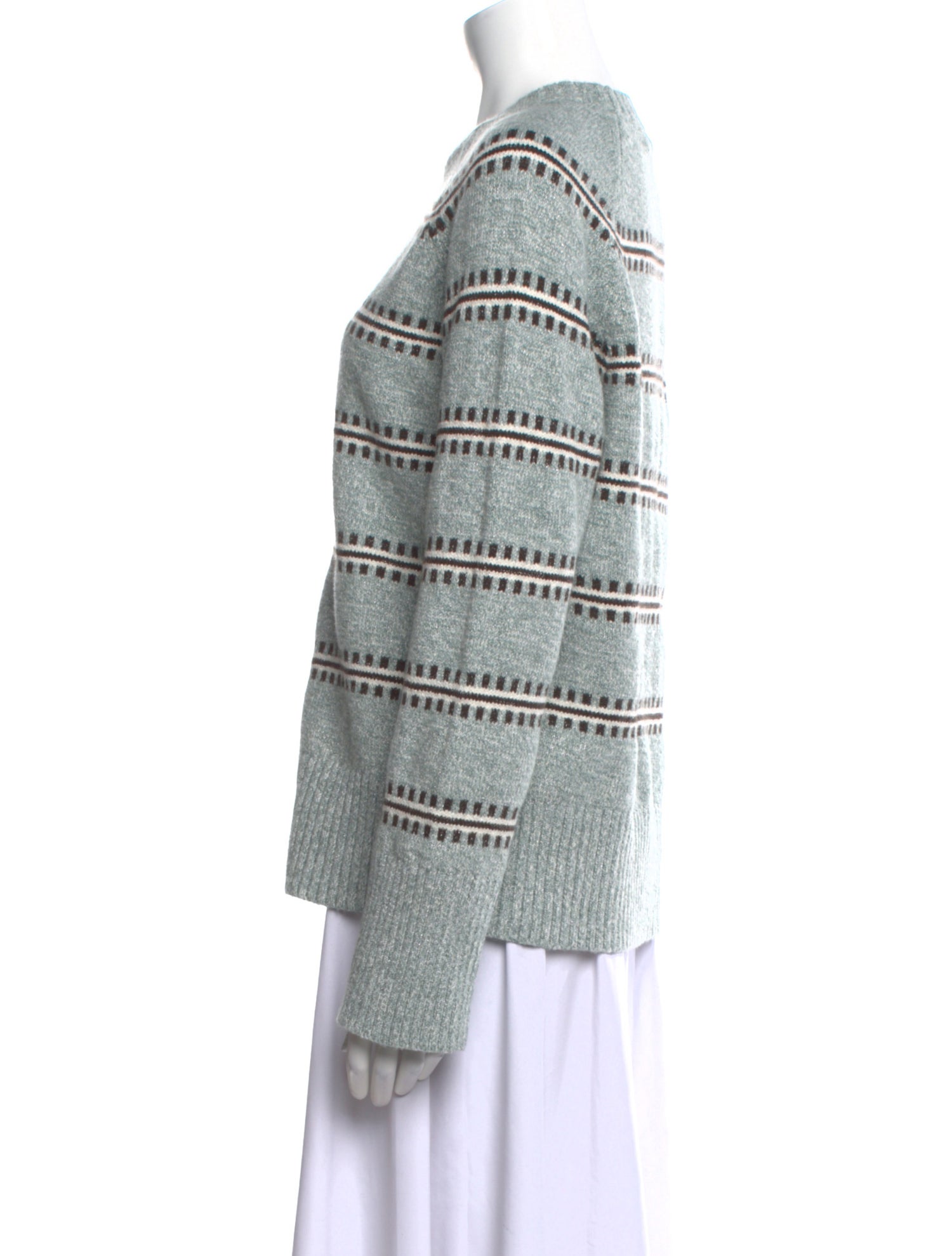 Alp N Rock Striped Mock Neck Sweater