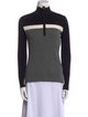 Alp N Rock Colorblock Pattern Mock Neck Sweater