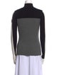 Alp N Rock Colorblock Pattern Mock Neck Sweater