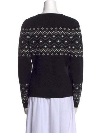 Alp N Rock Printed V-Neck Sweater
