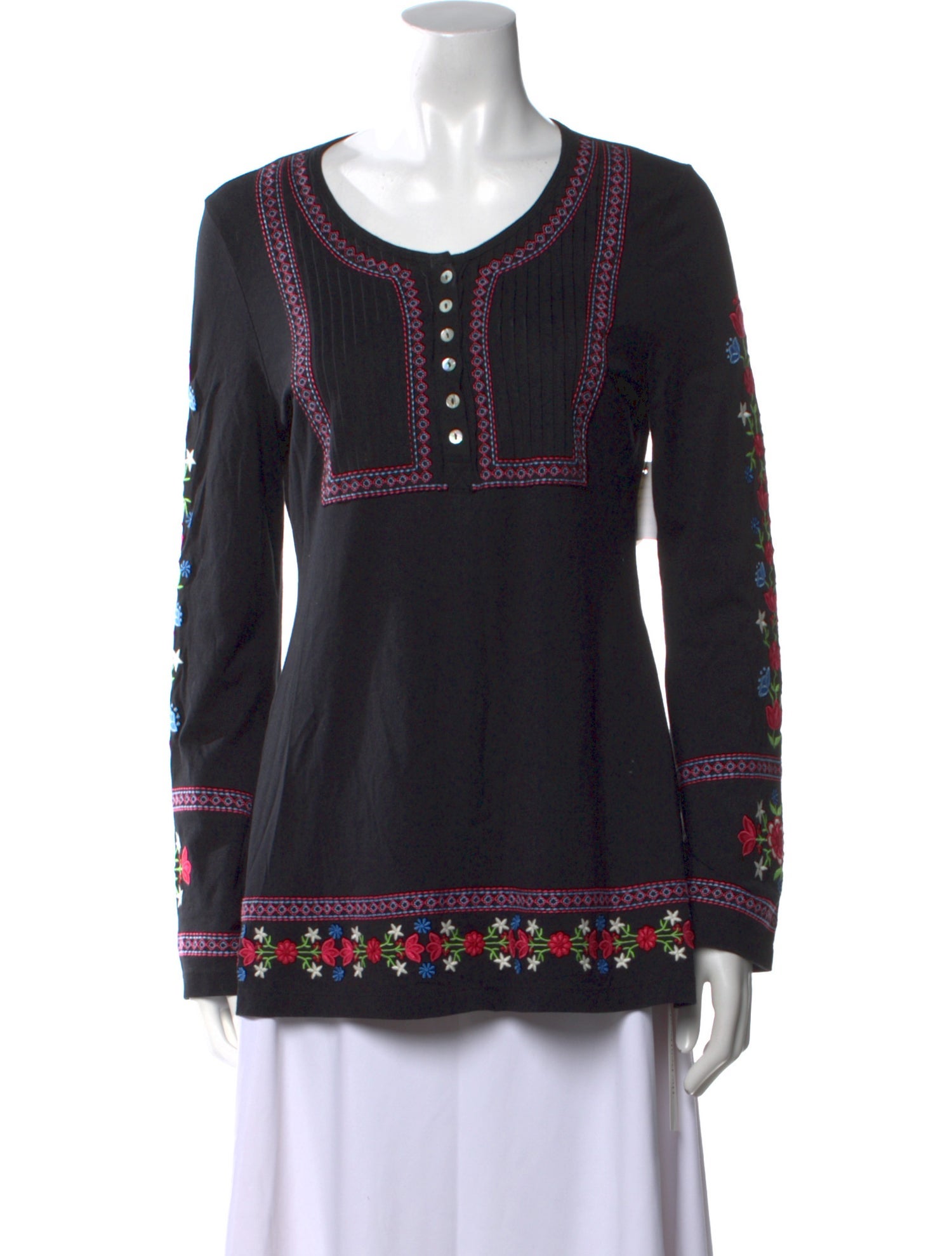 Alp N Rock Graphic Print Scoop Neck Tunic