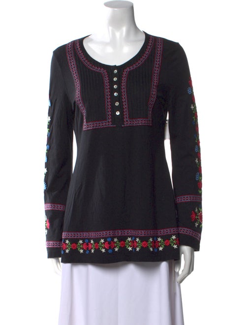 Alp N Rock Graphic Print Scoop Neck Tunic