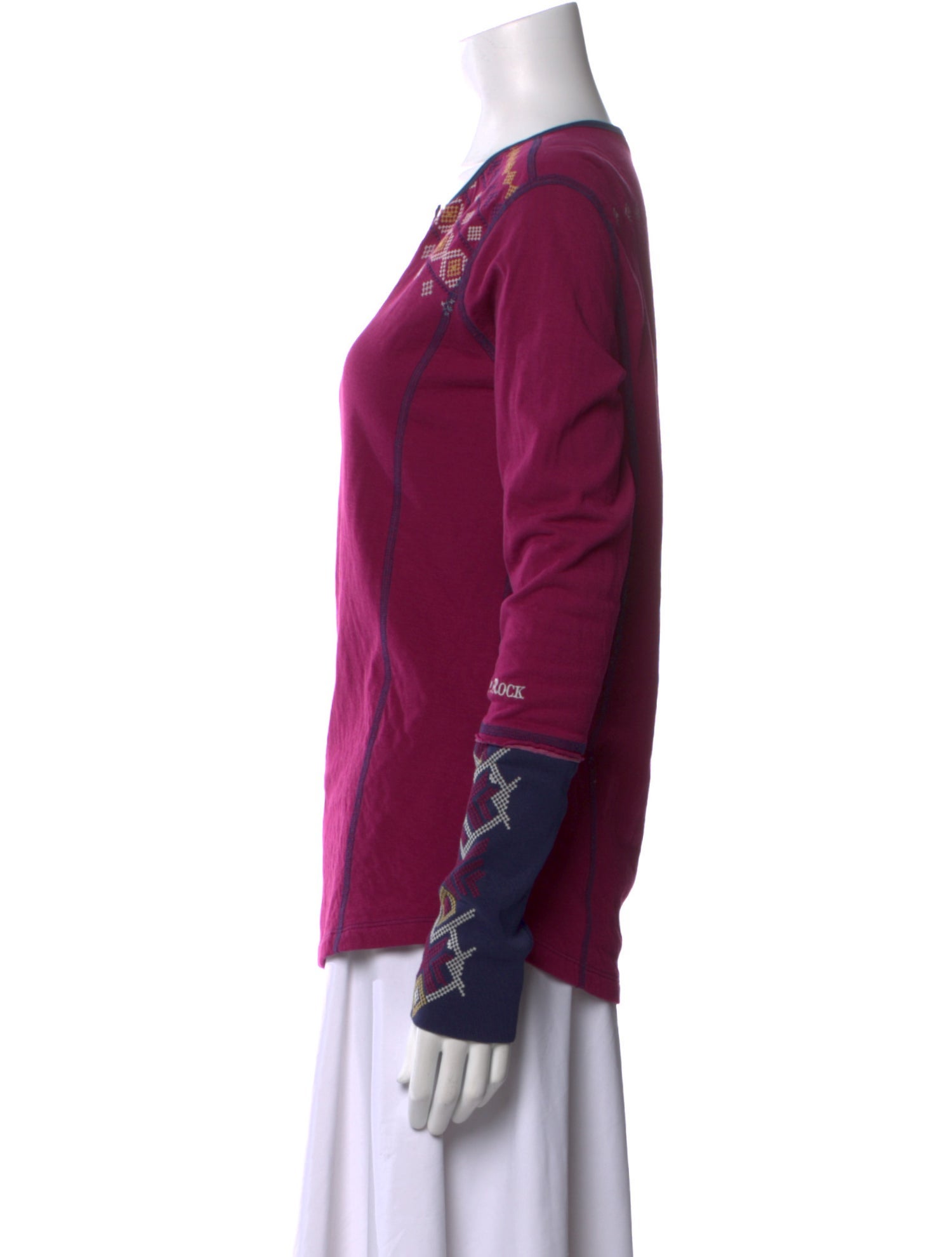 Alp N Rock V-Neck Long Sleeve Top