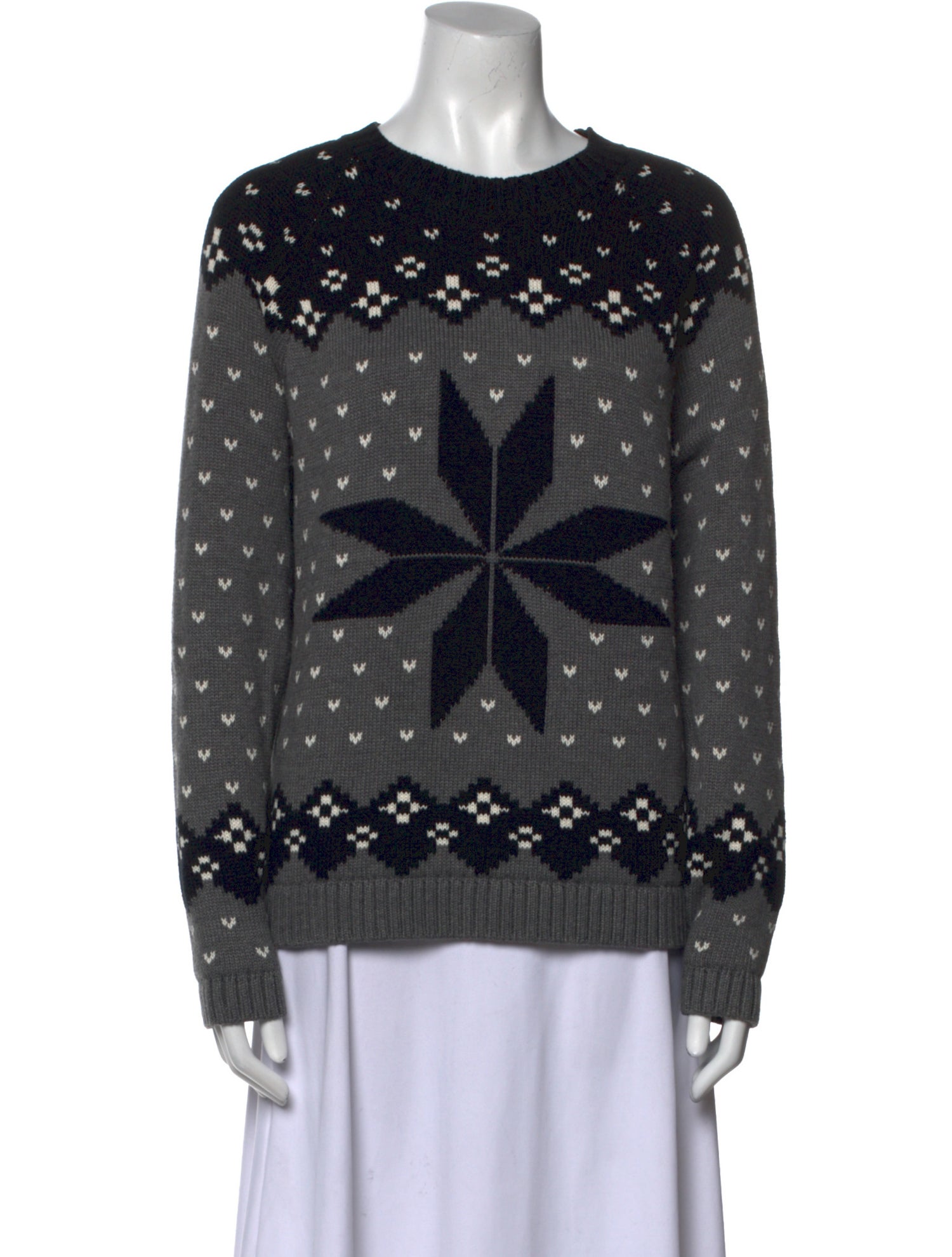 Alp N Rock Printed Crew Neck Sweater