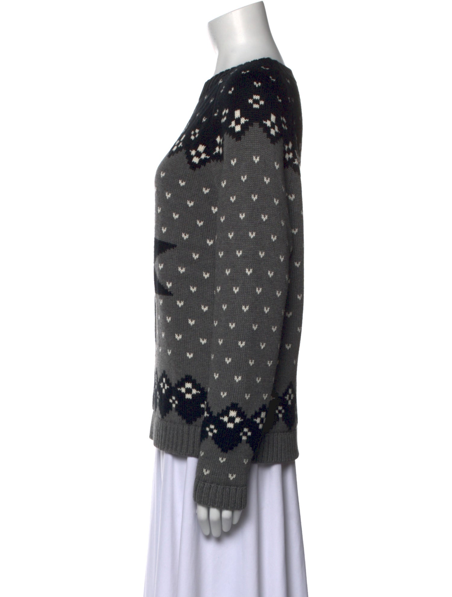 Alp N Rock Printed Crew Neck Sweater