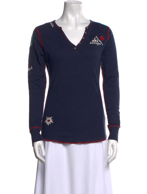 Alp N Rock V-Neck Long Sleeve Top