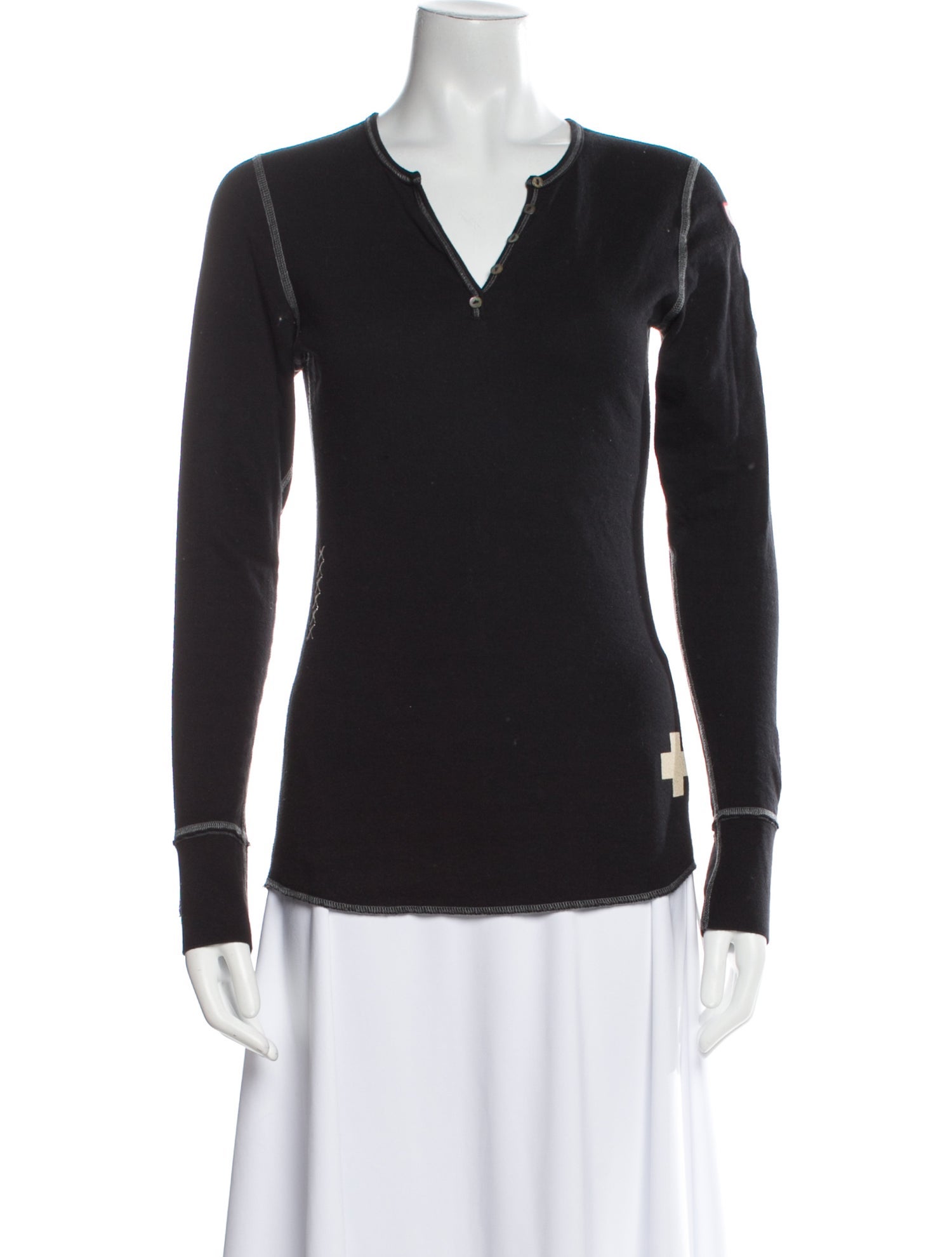 Alp N Rock V-Neck Long Sleeve Top