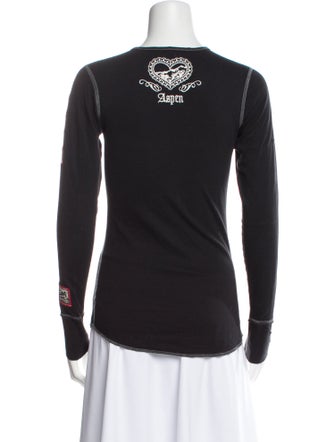 Alp N Rock V-Neck Long Sleeve Top