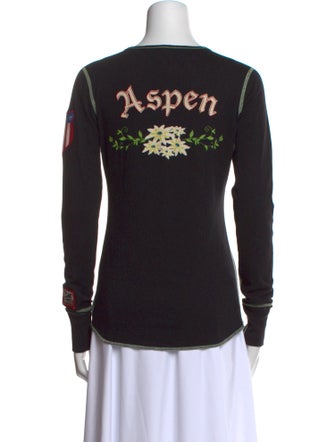 Alp N Rock V-Neck Long Sleeve Top