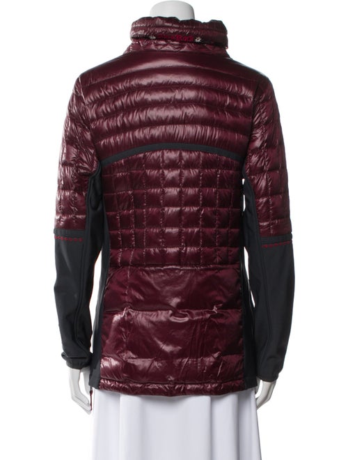 Alp N Rock Nylon Colorblock Pattern Down Jacket