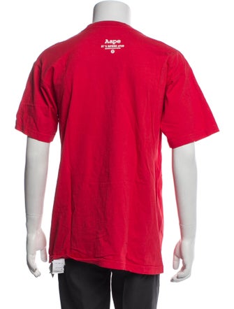 A BATHING APE x Mitchell & Ness x NBA Graphic Print Crew Neck T-Shirt