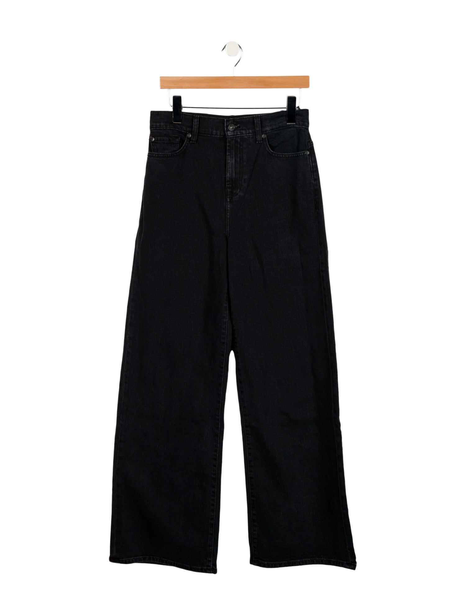 Alaïa x 7 for All Mankind High-Rise Wide Leg Jeans w/ Tags