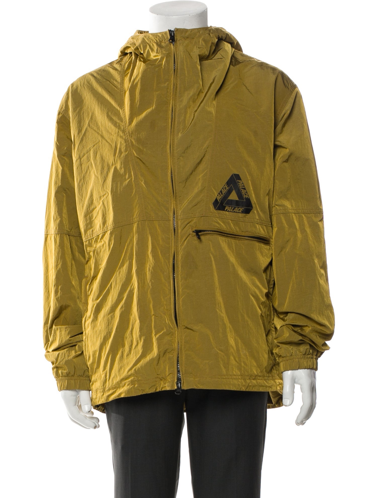 Palace Skateboards Graphic Print Turtleneck Hoodie