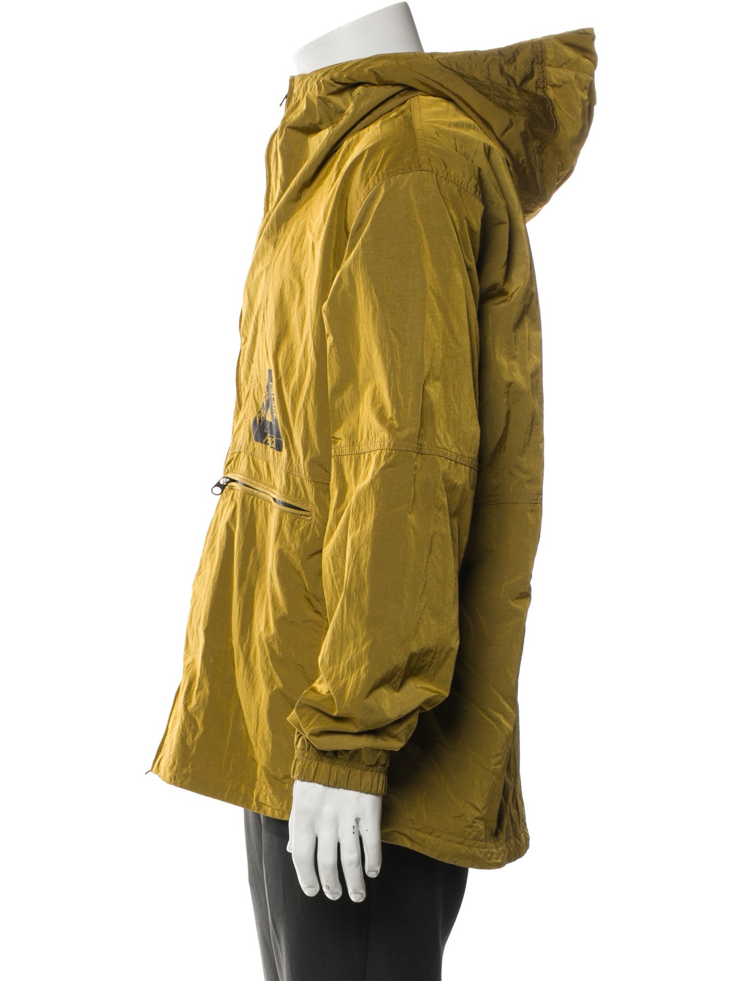 Palace Skateboards Graphic Print Turtleneck Hoodie